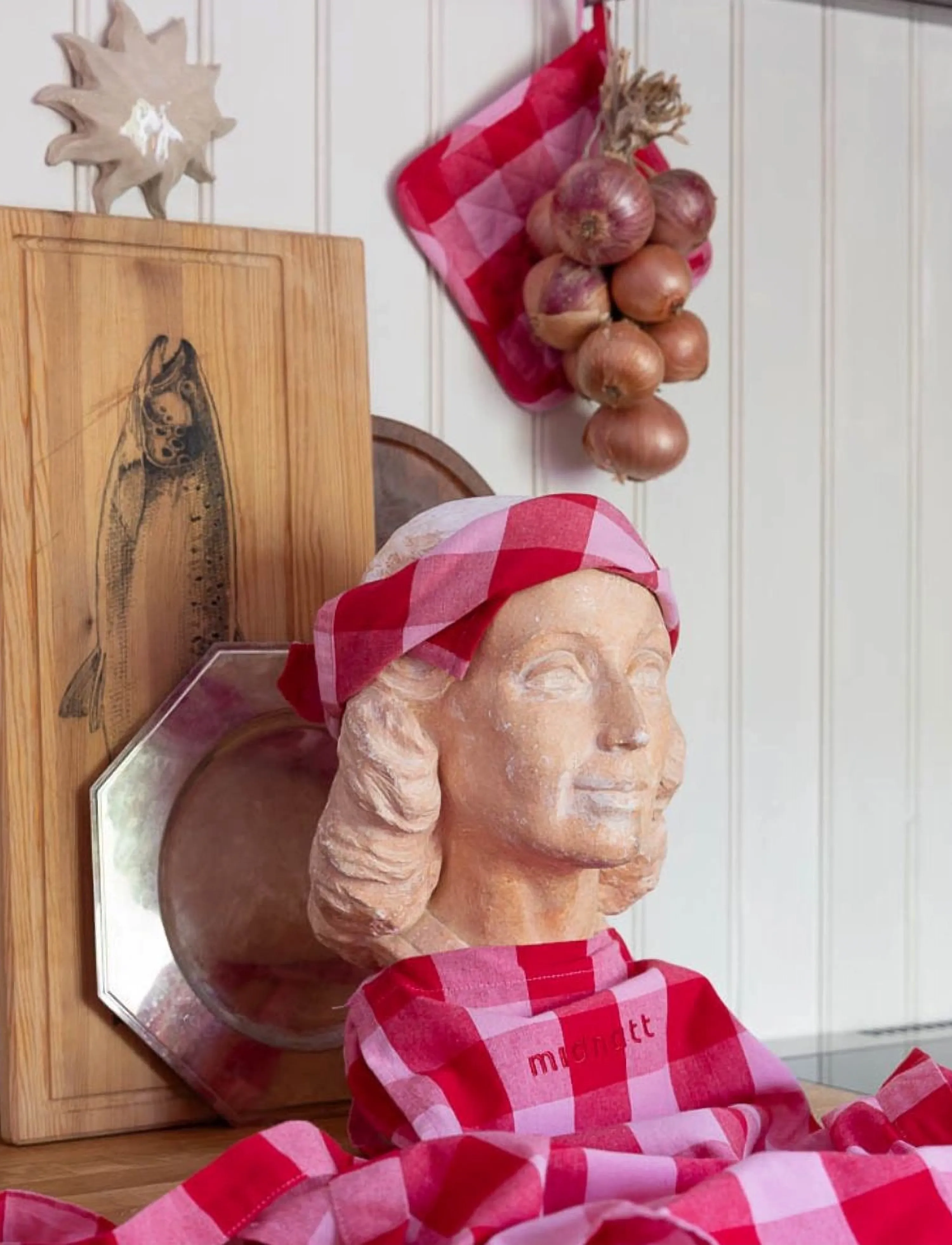 Midnatt Køkkenhåndklæde Paola, 50X70, Pink, Køkkentekstiler > Køkkenhåndklæder, Unisex