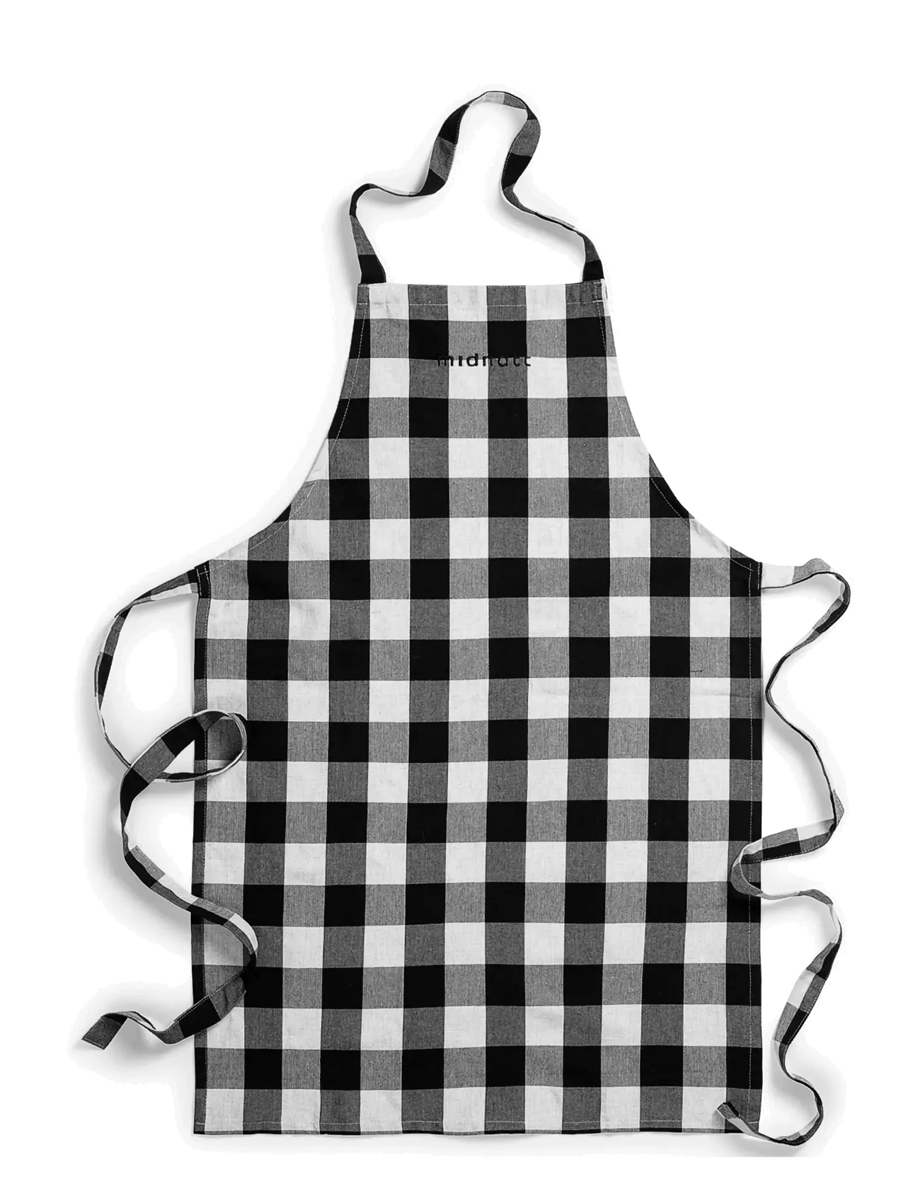MIDNATT Forklæde, Sort/Hvidt Schwarz - 58X80 - Unisex