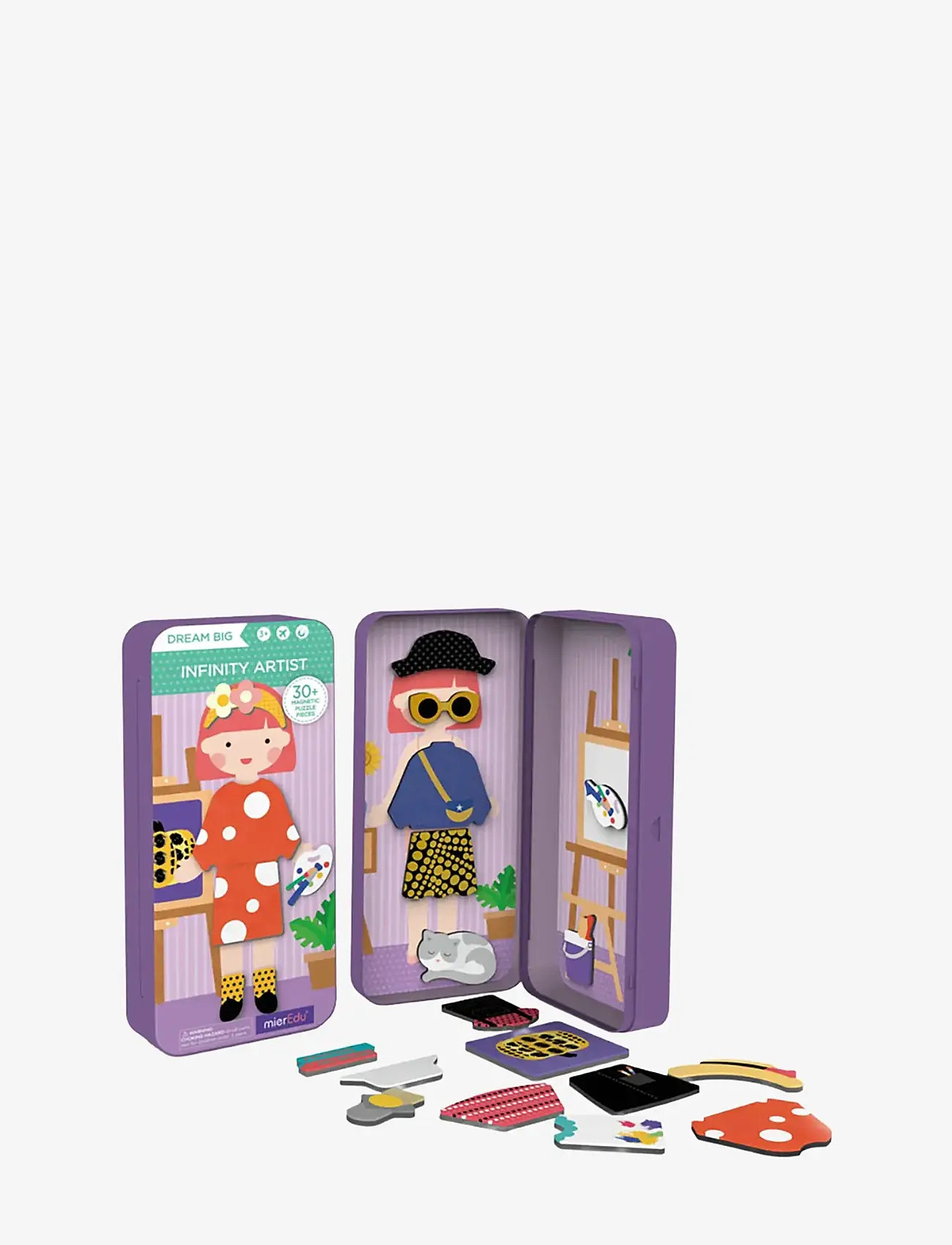 mierEdu - Magnetic Hero Box - Infinite Artists - kreasæt - red - 2