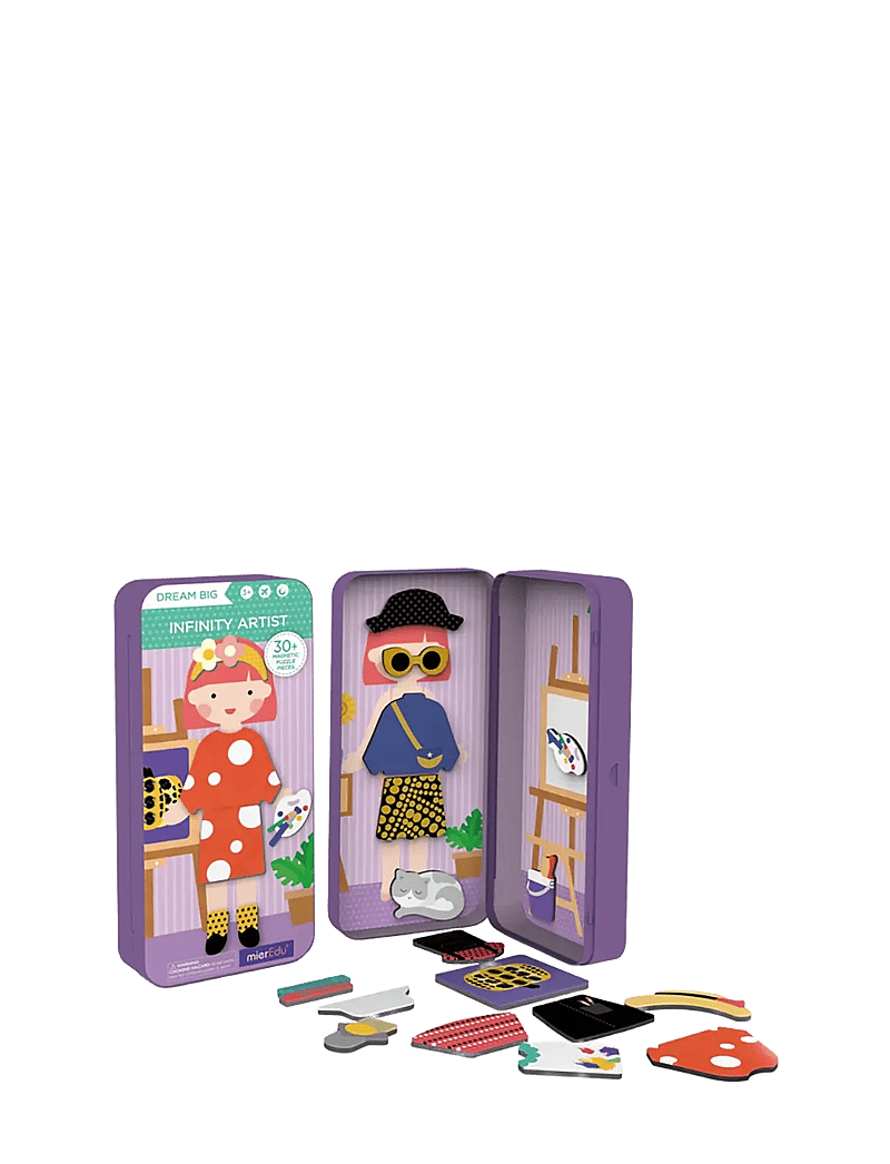 mierEdu - Magnetic Hero Box - Infinite Artists - käsitöökomplekt - red - 2
