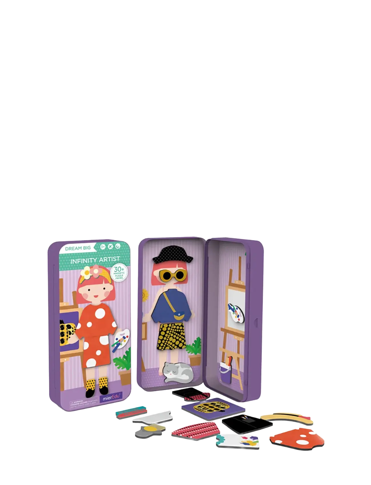 mierEdu - Magnetic Hero Box - Infinite Artists - bastelset - red - 2