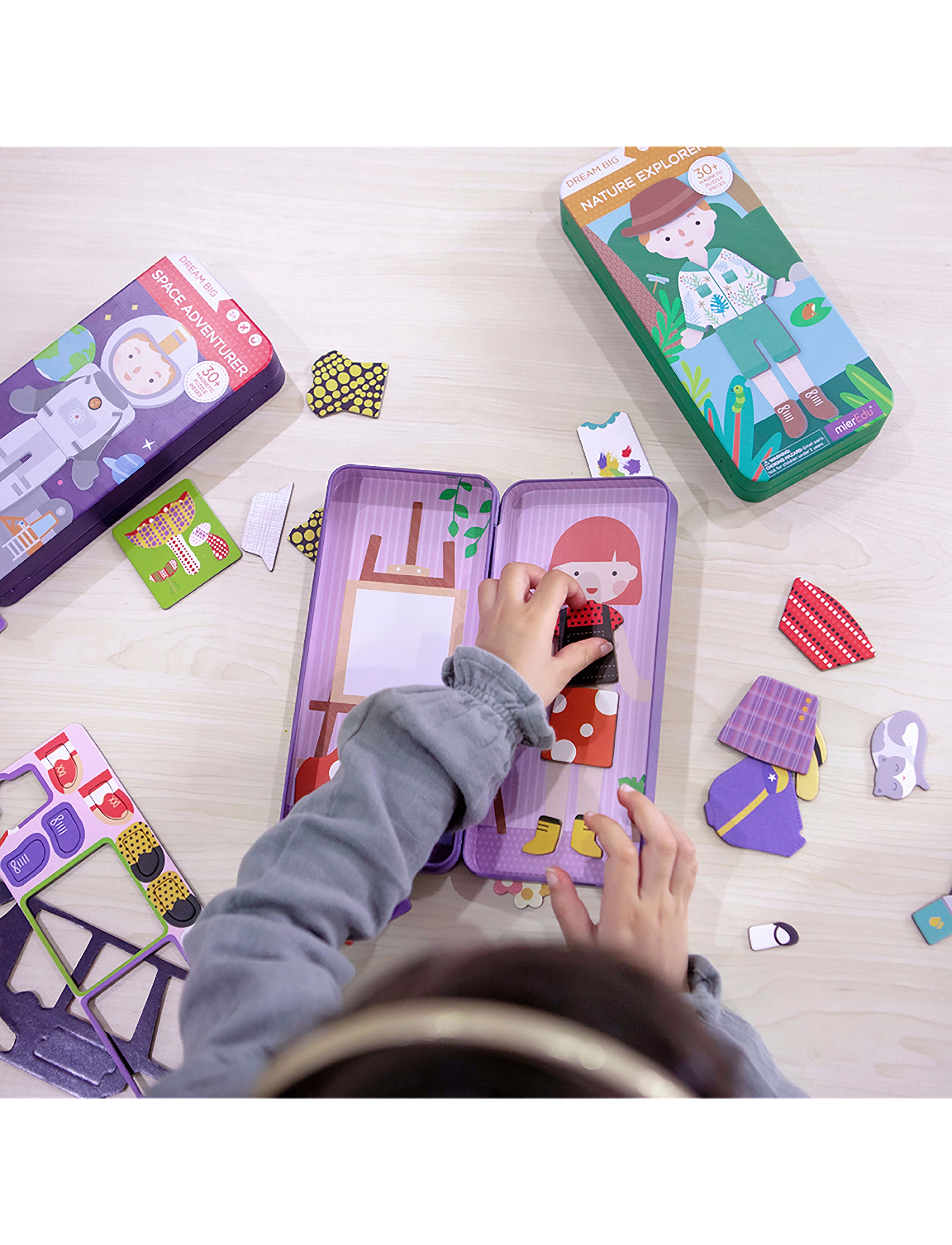 mierEdu Magnetic Hero Box Infinite Artists, One Size, Craft, Mehrfarbig/gemustert - Craft Sets, Kinder