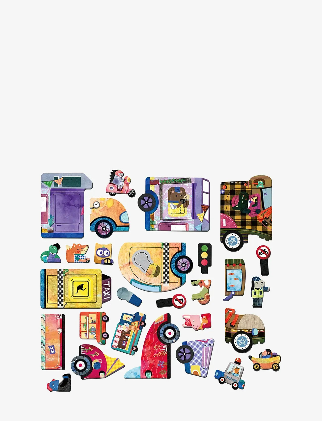 mierEdu - Magnetic Travel Box - Cars - radošuma komplekti - green - 4