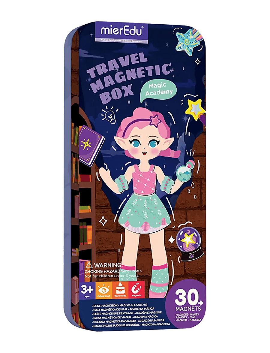 mierEdu - Magnetic Travel Box - Magic Academy - pysselset - multi - 0