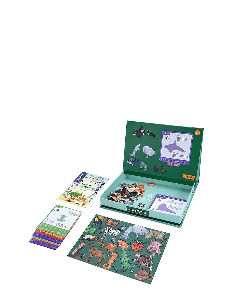 mierEdu - Magnetic Learning Box - All About Animals (Danish) - pädagogische spiele - multi - 2