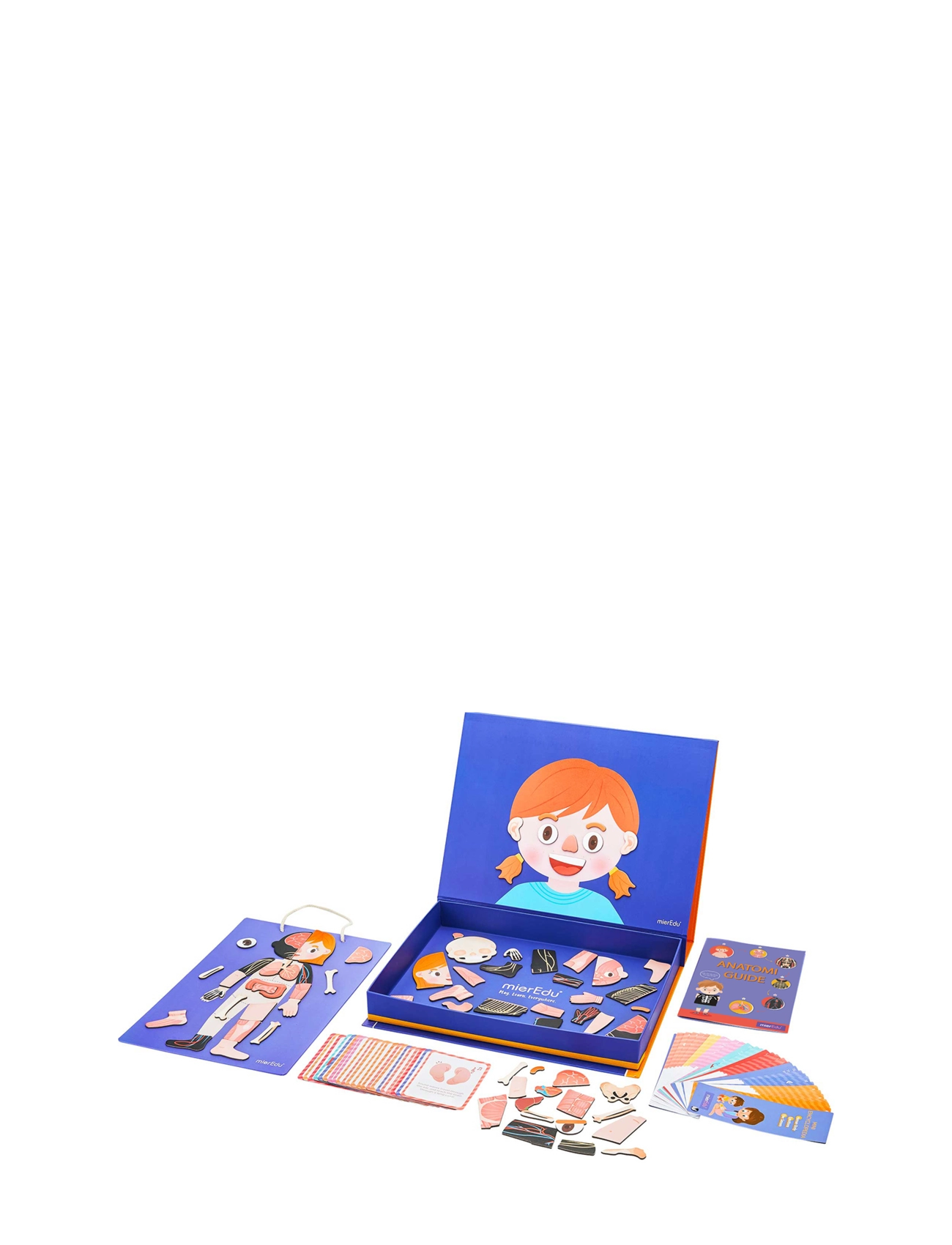 mierEdu - Magnetic Learning Box - All About Body and Emotion (Danish) - Õpetlikud mängud - multi - 2