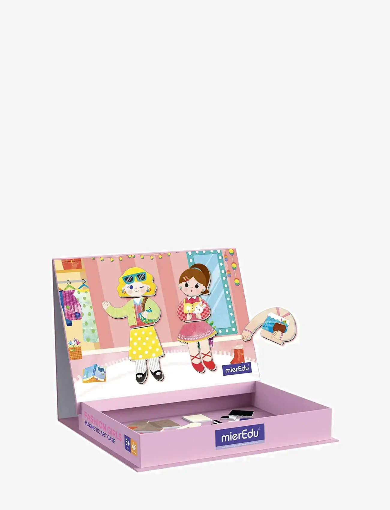 mierEdu - Magnetic Art Case - Dress Up - pysselset - purple - 1