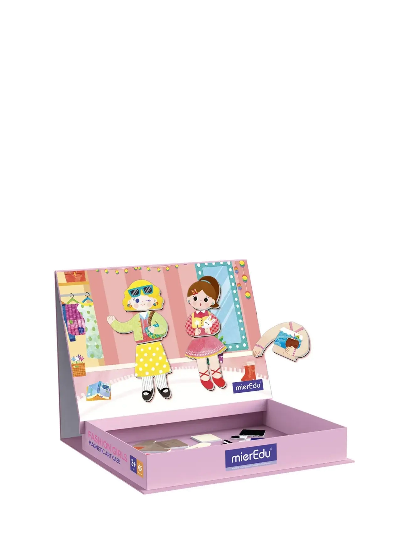 mierEdu - Magnetic Art Case - Dress Up - hobbyartikler - purple - 1