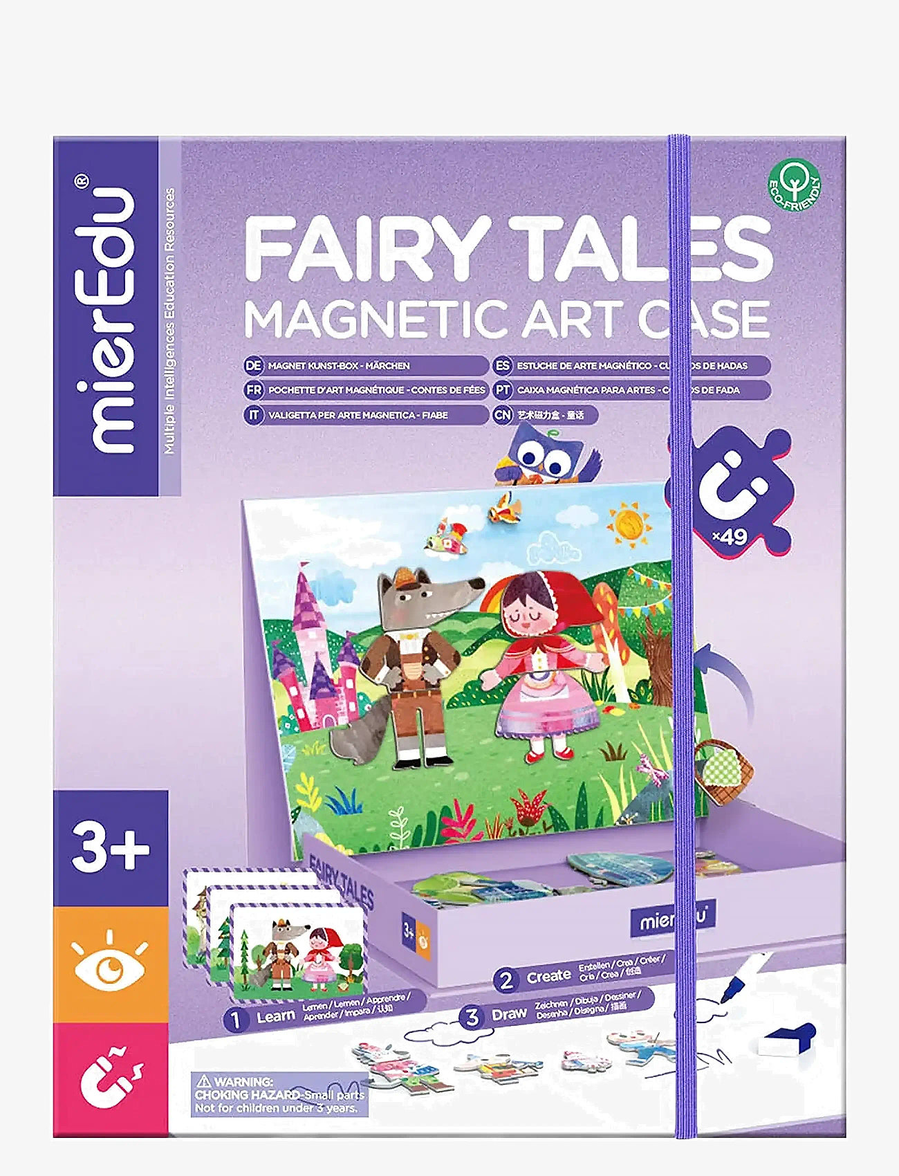 mierEdu - Magnetic Art Case - Fairytales - käsitöökomplekt - blue - 0