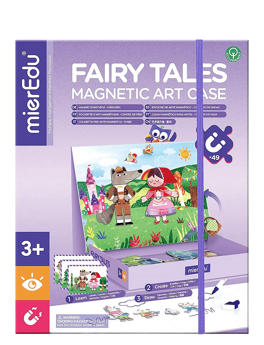 mierEdu - Magnetic Art Case - Fairytales - bastelset - blue - 0
