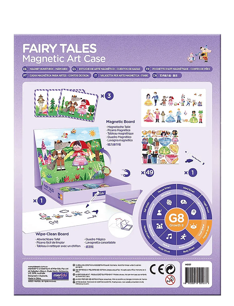 mierEdu - Magnetic Art Case - Fairytales - käsitöökomplekt - blue - 2