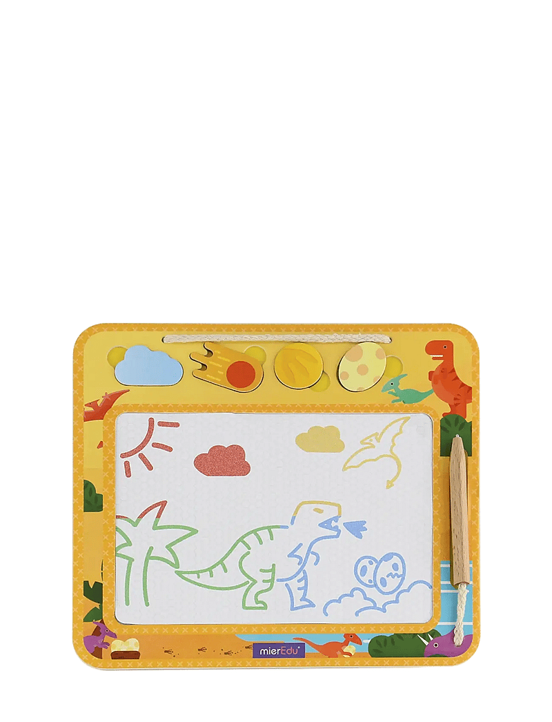 mierEdu - Magic Go Drawing Board - Doodle Dino - joonistustahvlid - yellow - 2