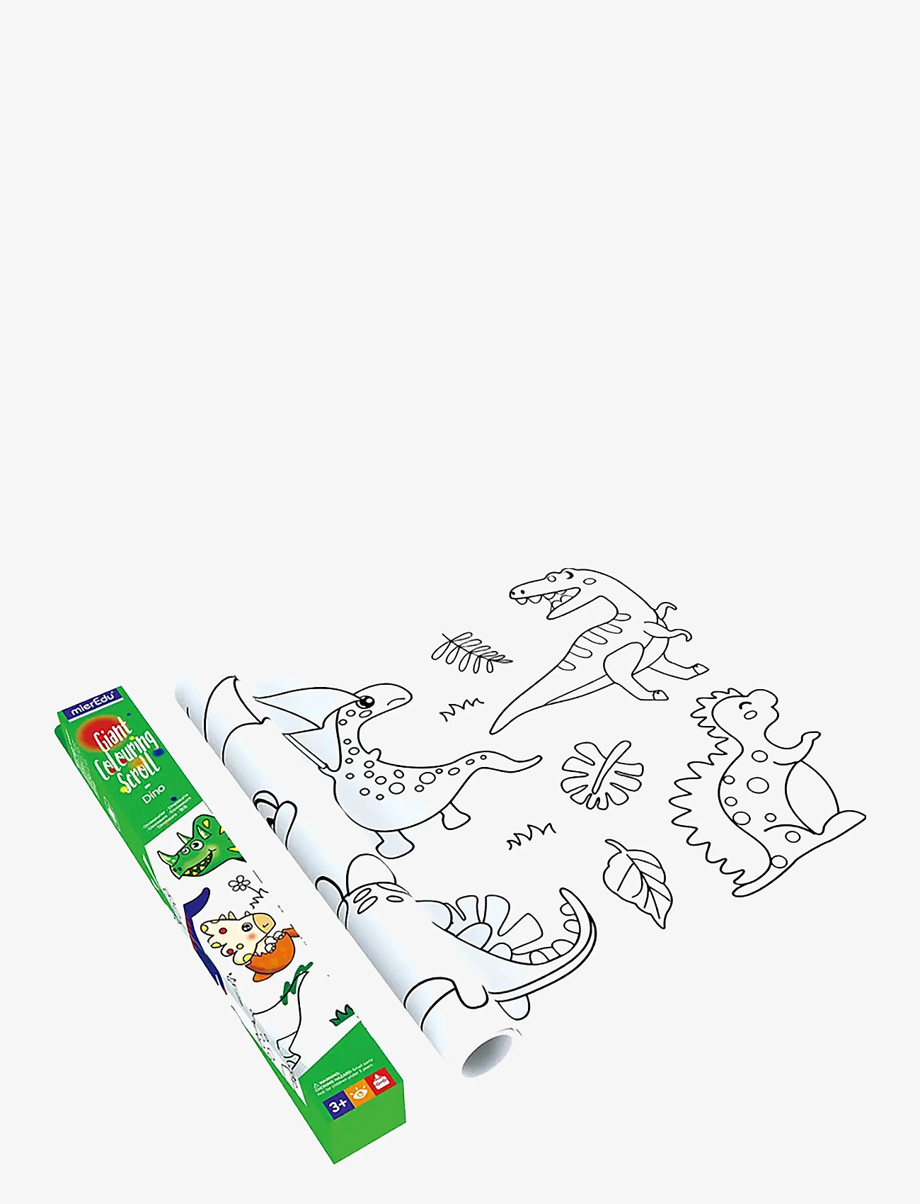 mierEdu - Giant Colouring Scroll - Dino - mal- & bastelbücher - green - 0