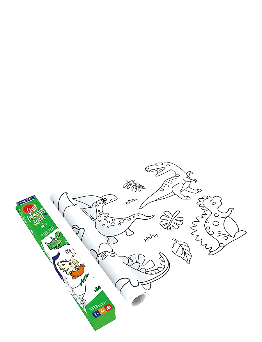 mierEdu - Giant Colouring Scroll - Dino - mal- & bastelbücher - green - 0