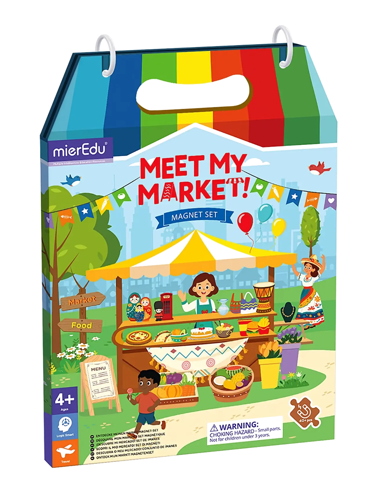 mierEdu Magnetic Playset - Meet My Market - Mellem 100-300 kr - MULTI / multi