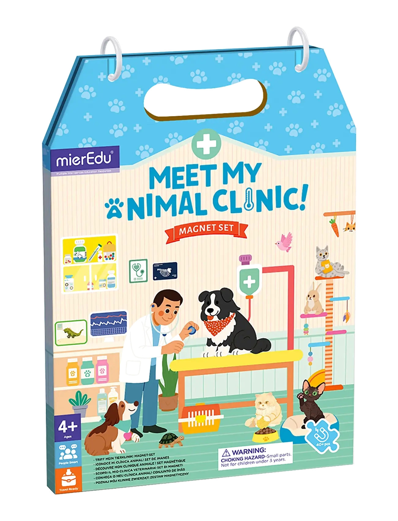 mierEdu Magnetic Playset - Meet My Animal Clinic - Mellem 100-300 kr - MULTI / multi