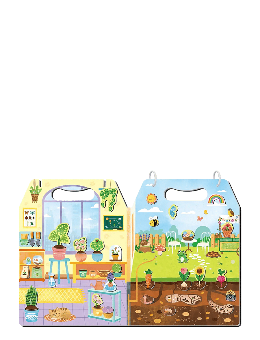 mierEdu - Magnetic Playset - Meet My Garden - kreasæt - multi - 1