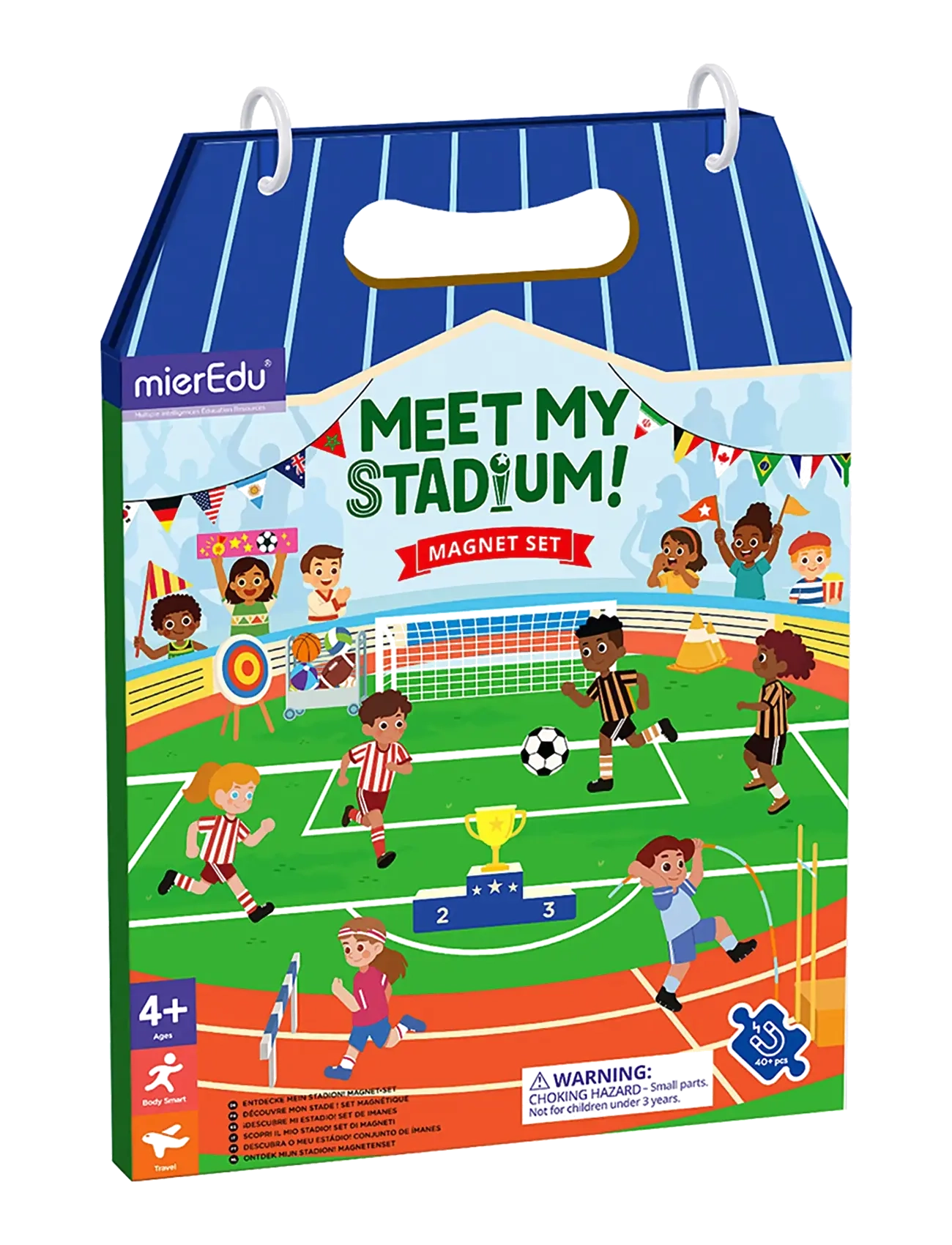 mierEdu Magnetic Playset - Meet My Stadium - Mellem 100-300 kr - MULTI / multi