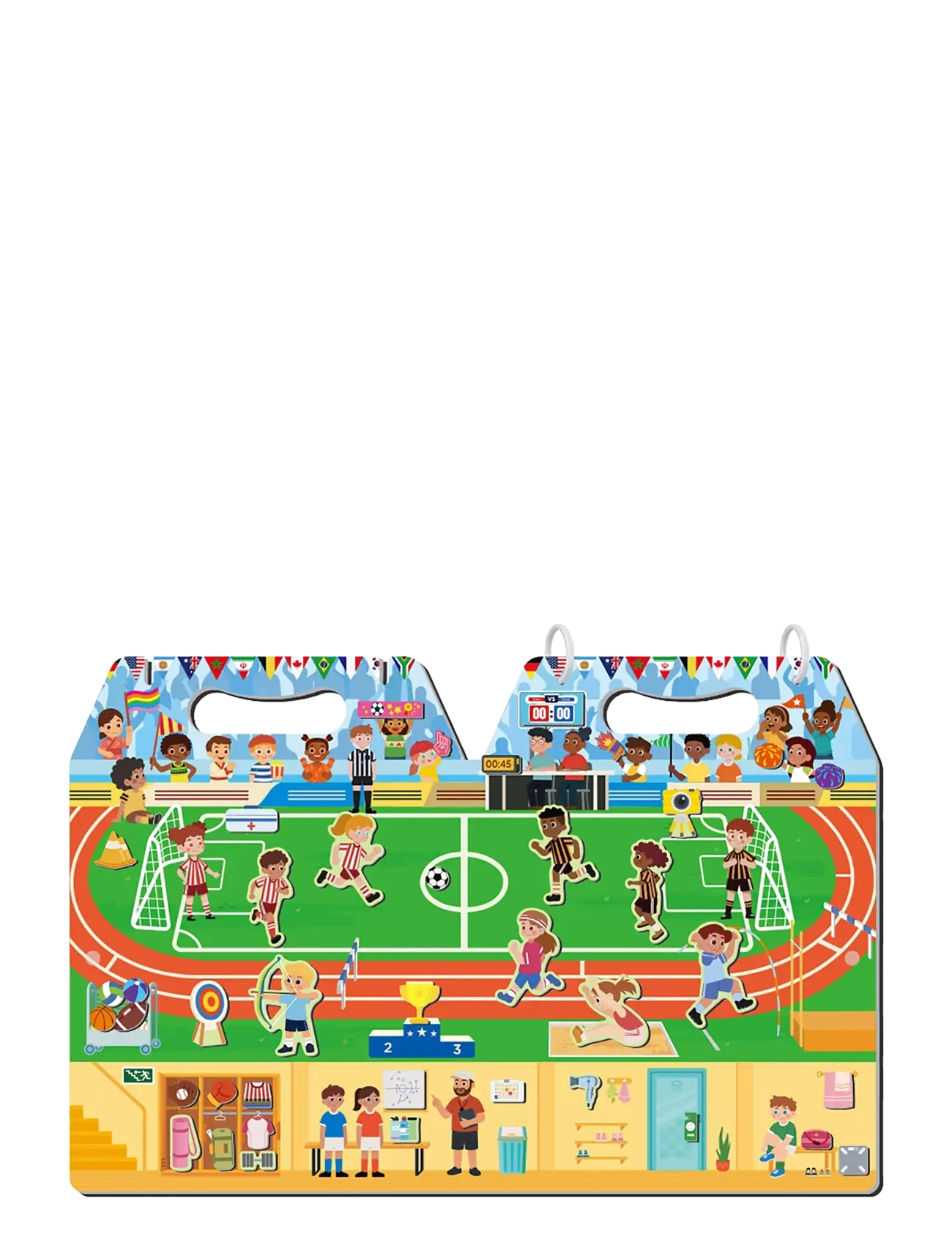 mierEdu - Magnetic Playset - Meet My Stadium - kreasæt - multi - 1