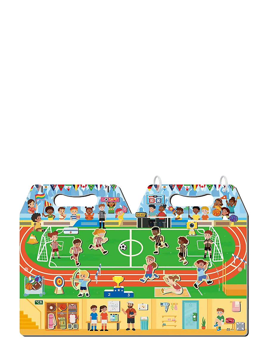 mierEdu - Magnetic Playset - Meet My Stadium - kreasæt - multi - 1