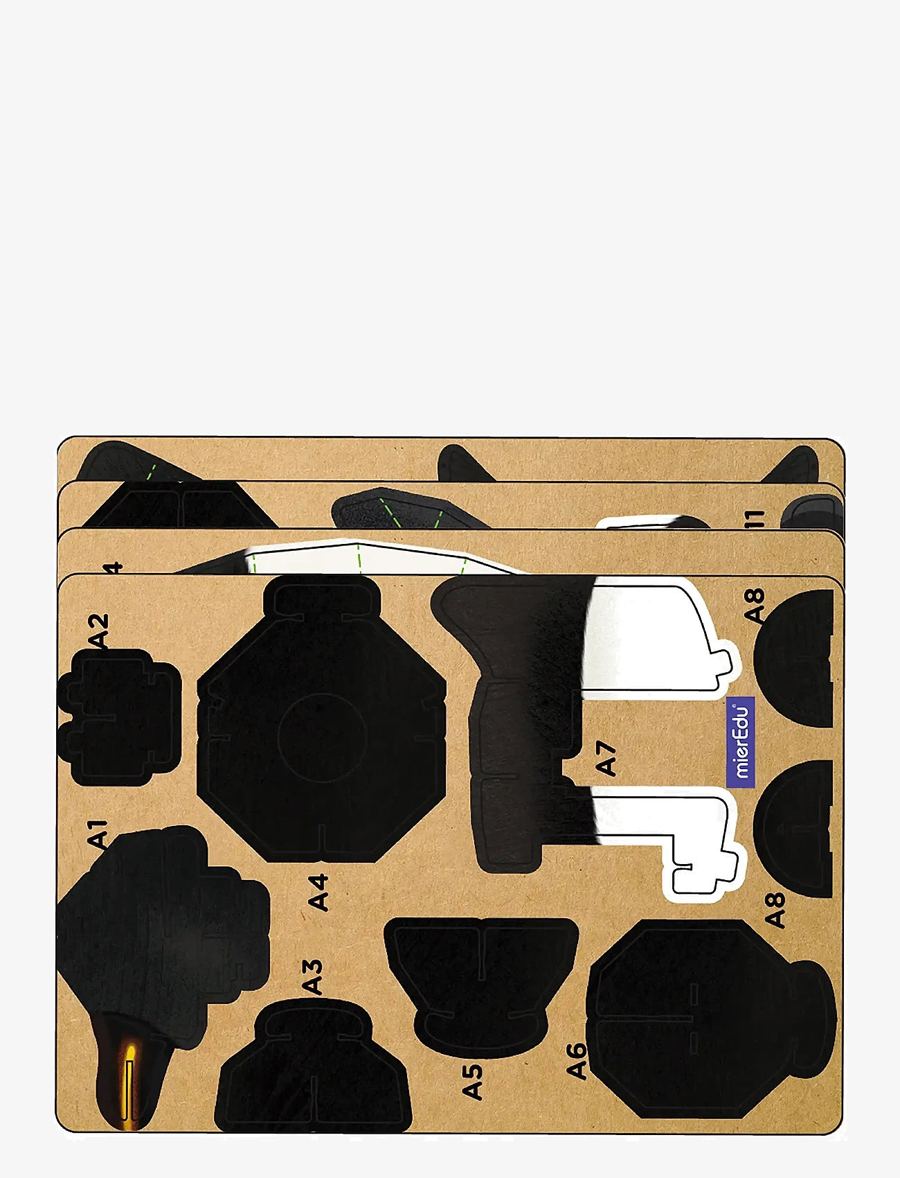 mierEdu - 3D Puzzle with Sound - Emperor Penguin - 3d pusled - white - 4