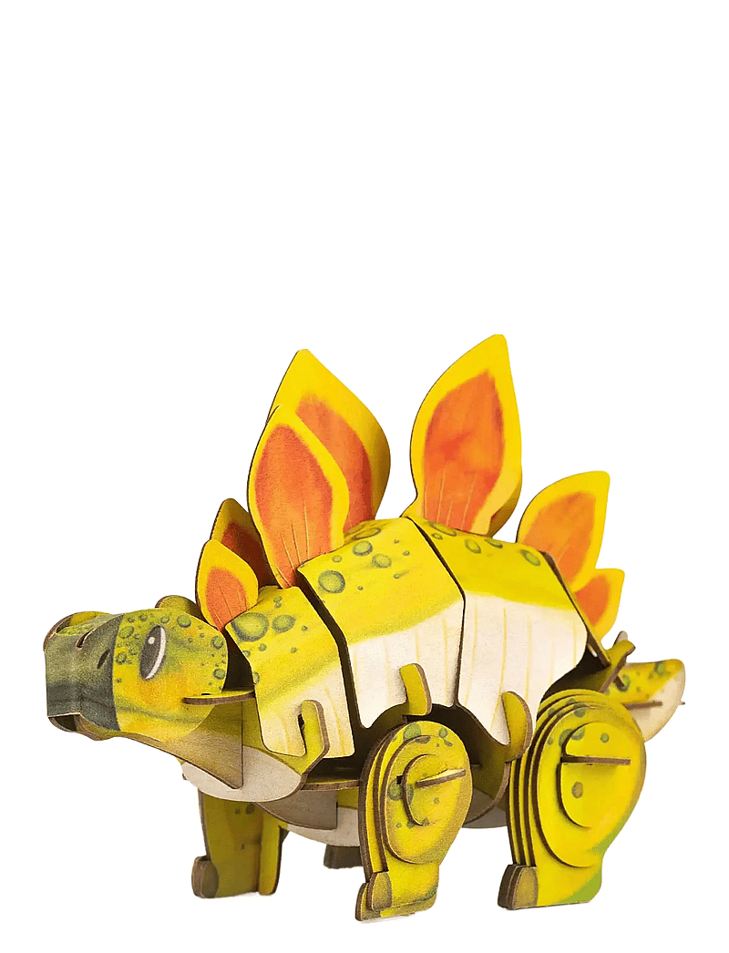 mierEdu - 3D Puzzle with Sound - Stegosaurus - 3d pusled - green - 2
