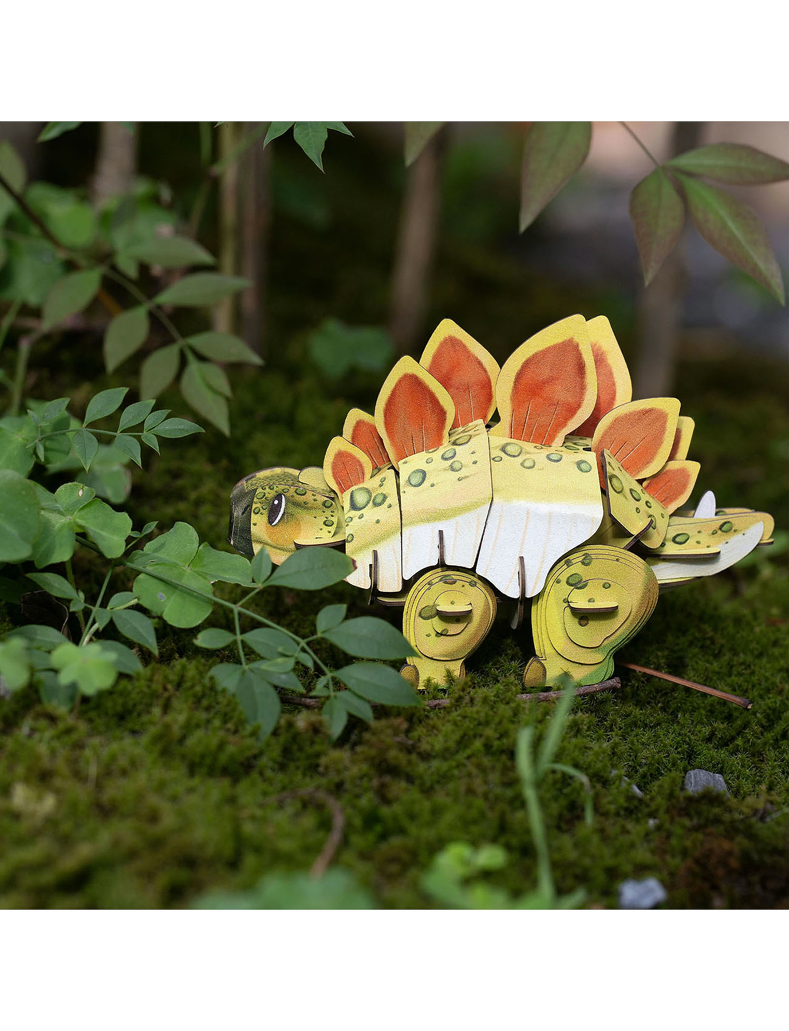 mierEdu 3D Puzzle With Sound Stegosaurus, One Size, Puzzles, Mehrfarbig/gemustert - 3d Kinder