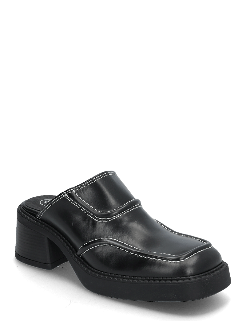 MIISTA - Rubi Black Mules - kontsaga muula-stiilis jalanõud - black - 0