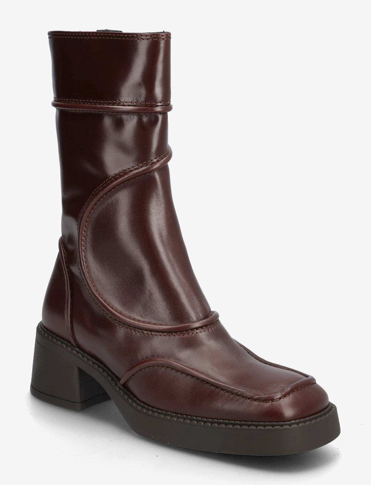 MIISTA - Malene Brown Ankle Boots - stiefeletten mit absatz - brown - 0