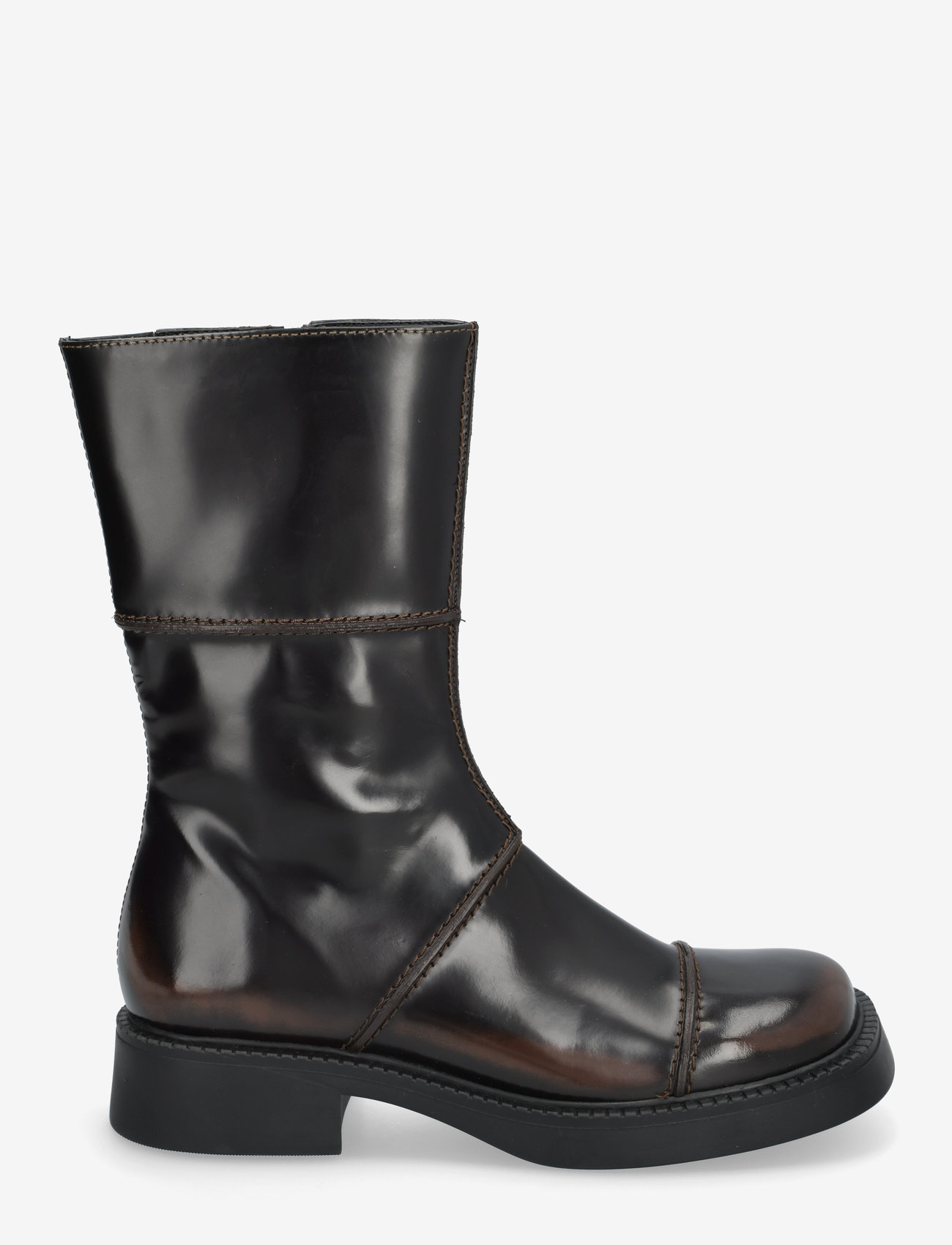 MIISTA - Dahlia Dark Brown Ankle Boots - dark brown - 1