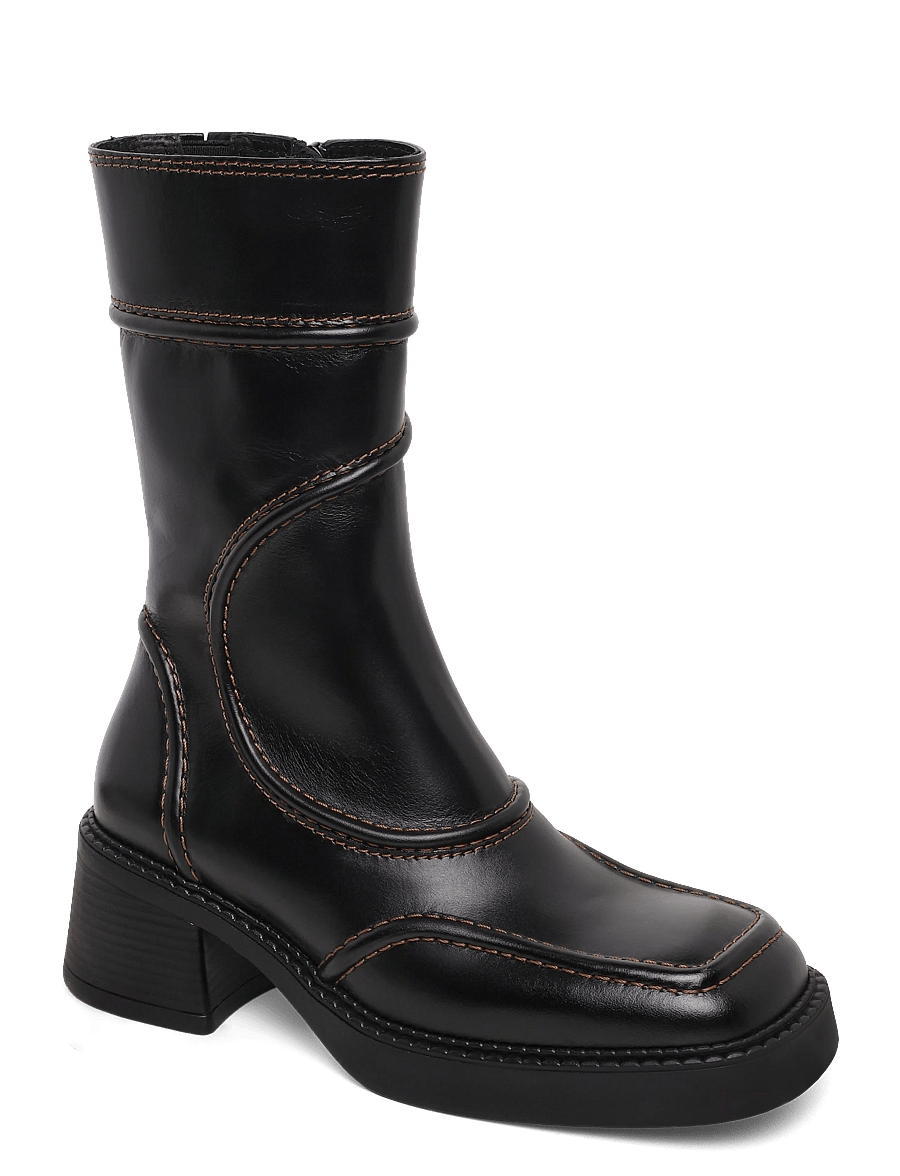 MIISTA - Malene - kontsaga poolsaapad - black - 0
