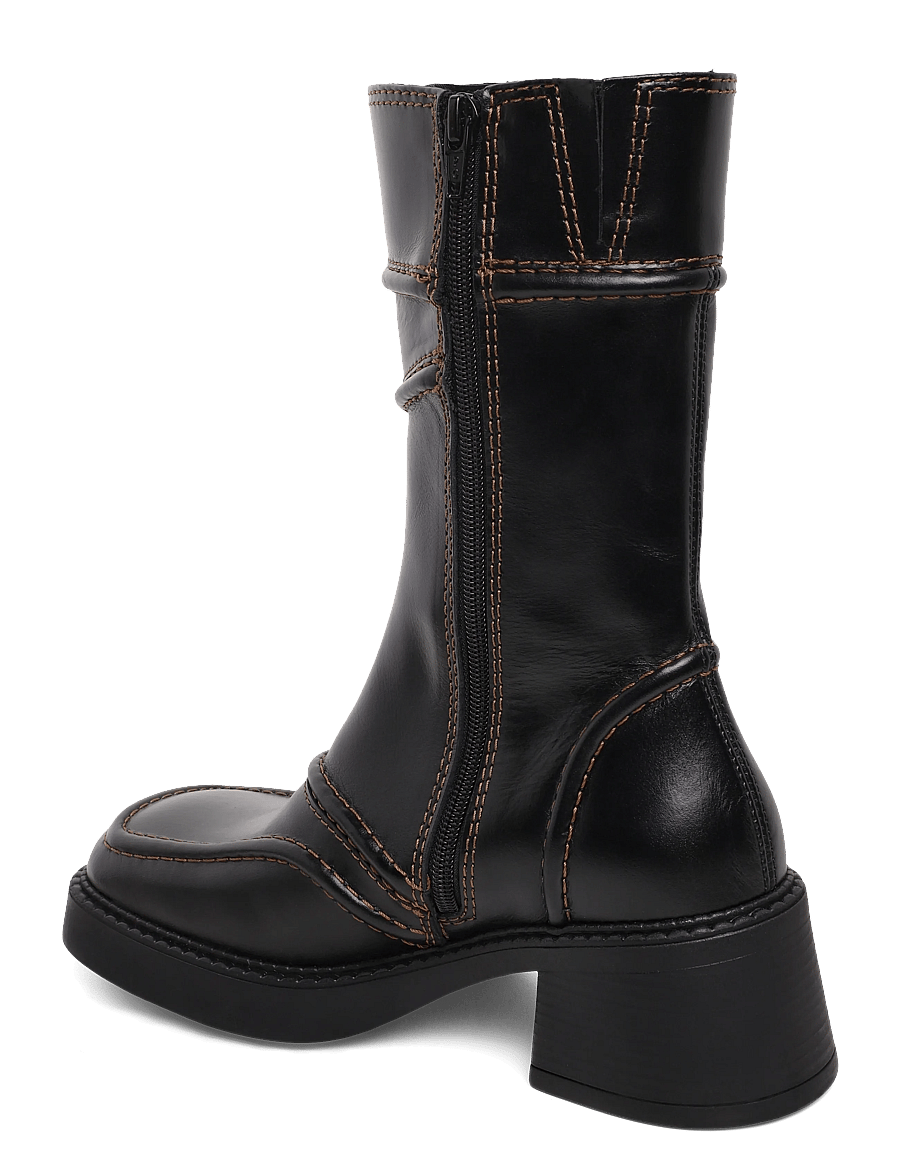 MIISTA - Malene - kontsaga poolsaapad - black - 1