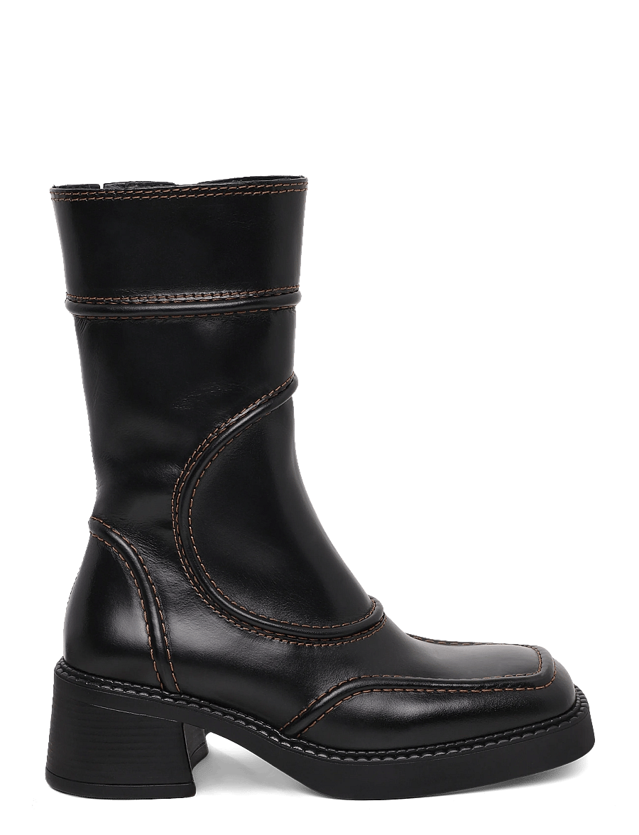 MIISTA - Malene - kontsaga poolsaapad - black - 2