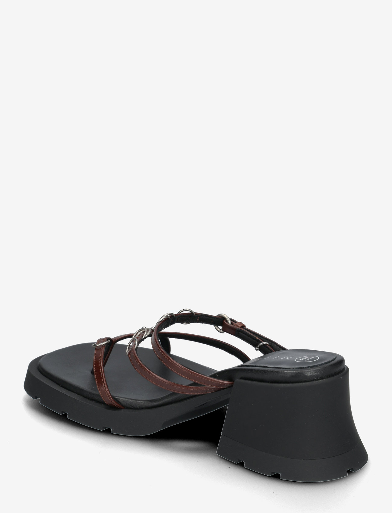 MIISTA - Jaslene Brown Sandal - lahtised kontsakingad - brown - 2