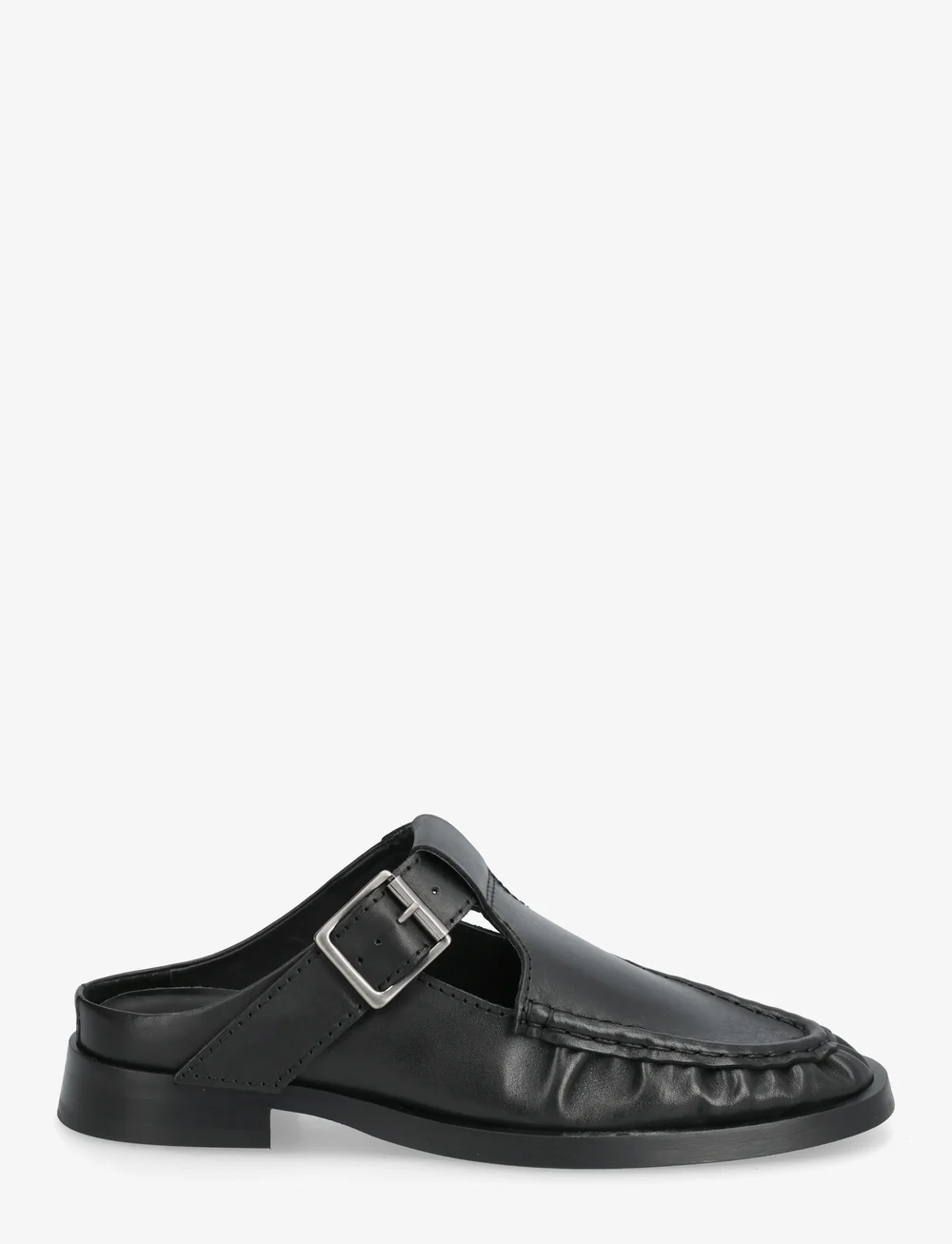 MIISTA - Gianna Black Buckled Mules - mules med klack - black - 1