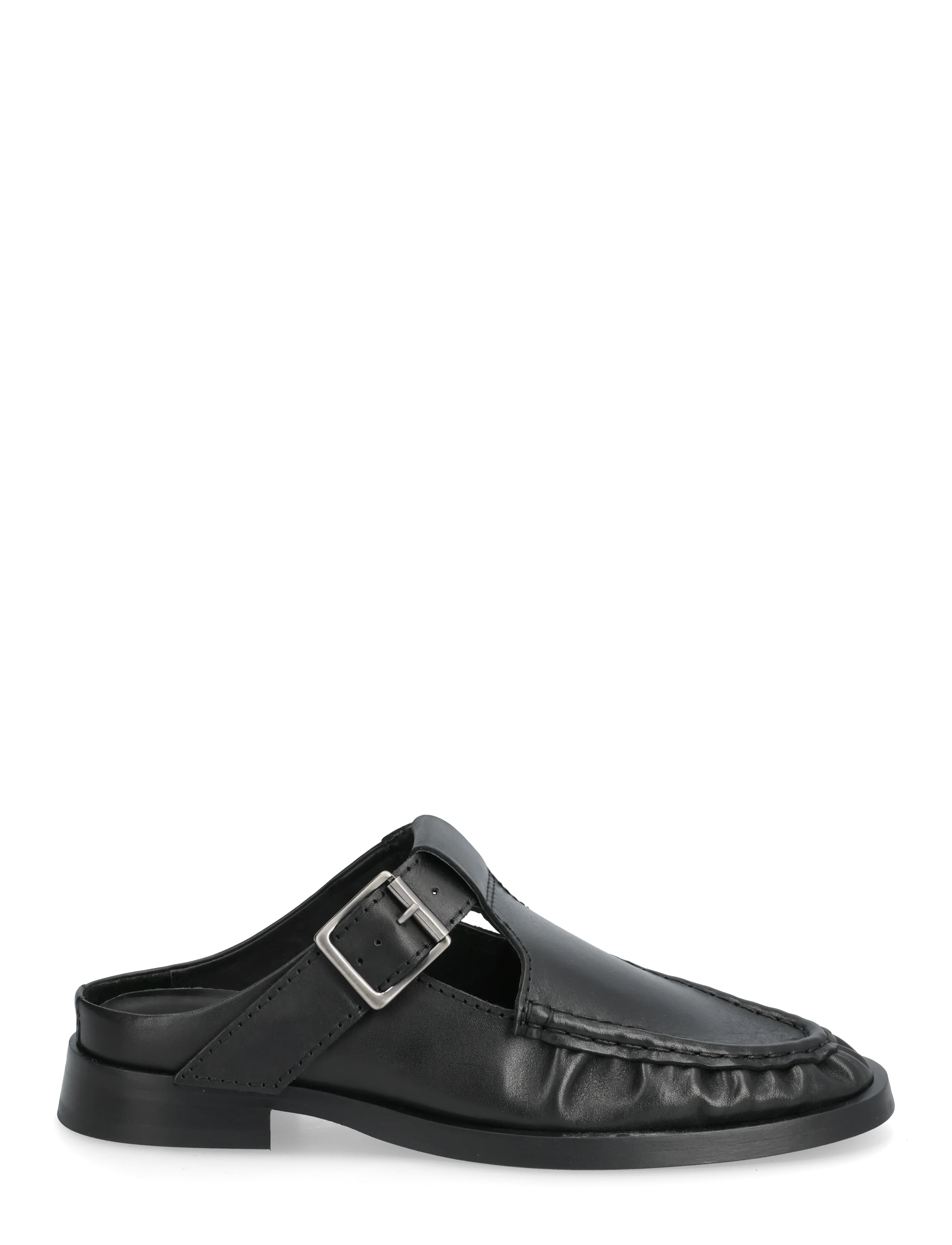 MIISTA - Gianna Black Buckled Mules - black - 1