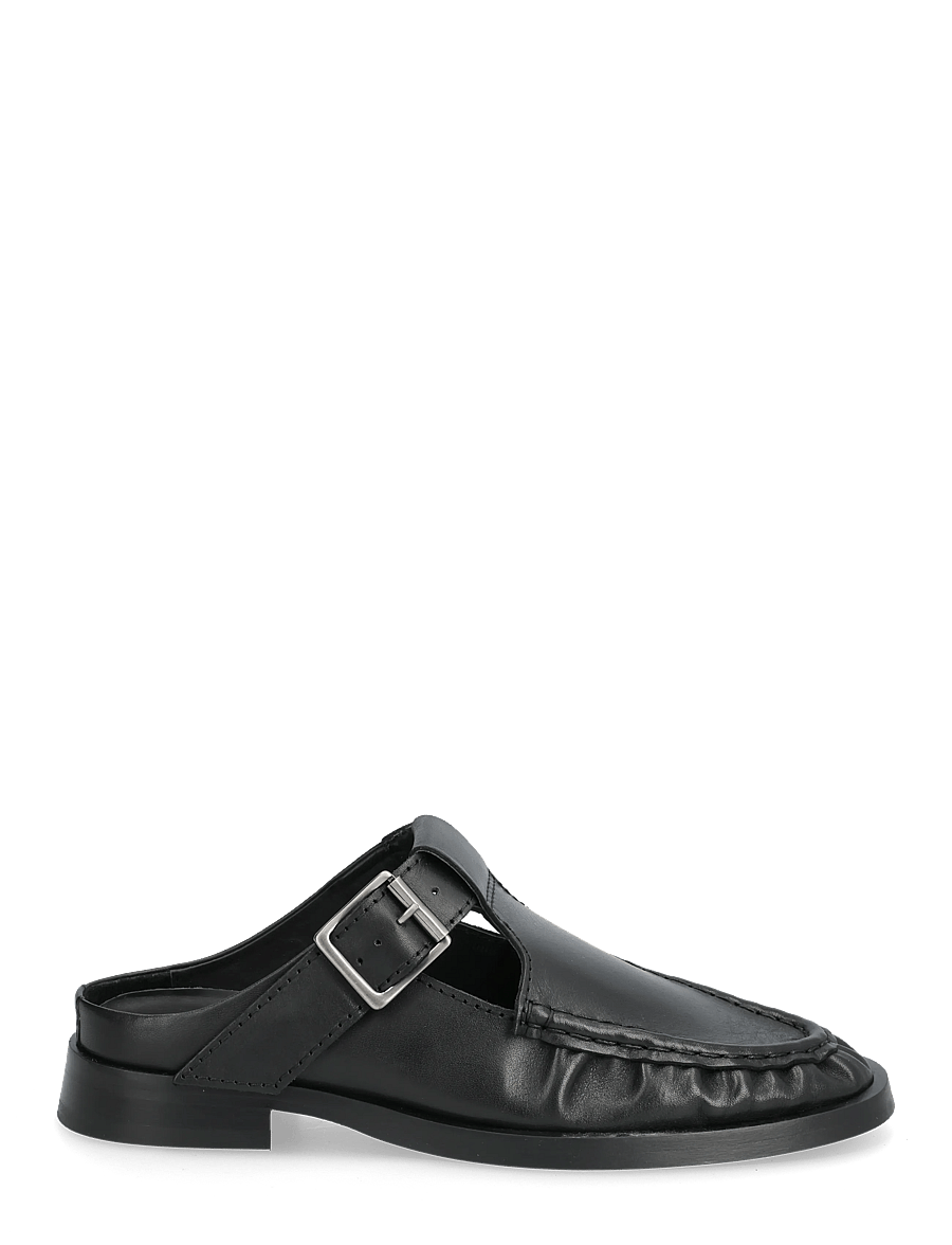MIISTA - Gianna Black Buckled Mules - black - 1