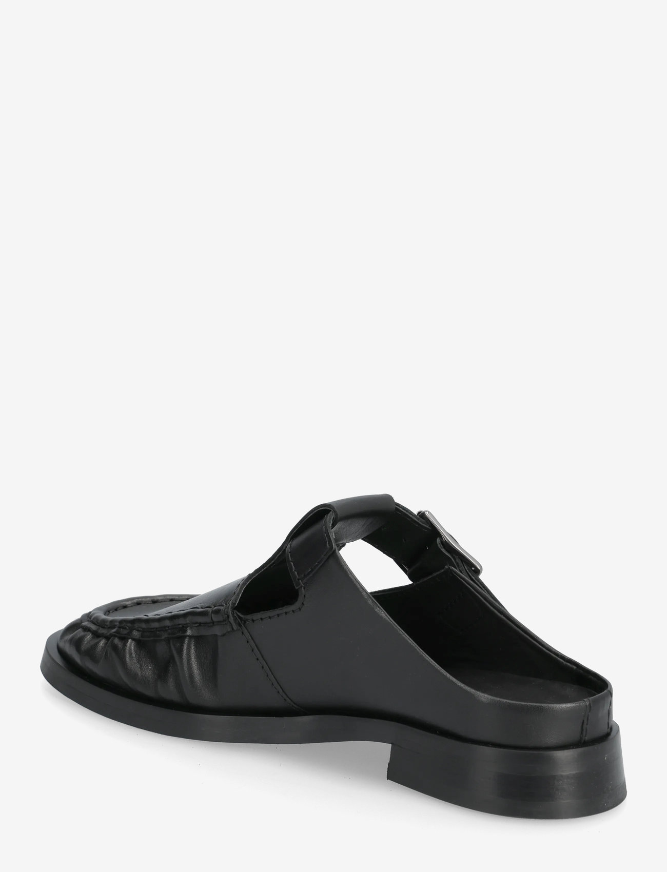 MIISTA - Gianna Black Buckled Mules - pantoletten mit absätzen - black - 2