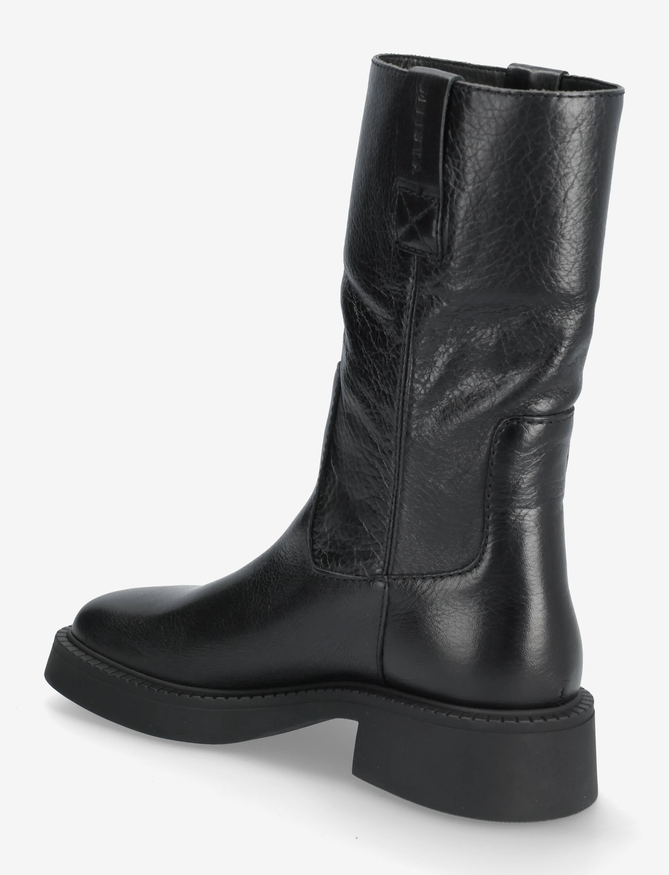 MIISTA - Aron Raw Black Ankle Boots - höga stövlar - black - 2
