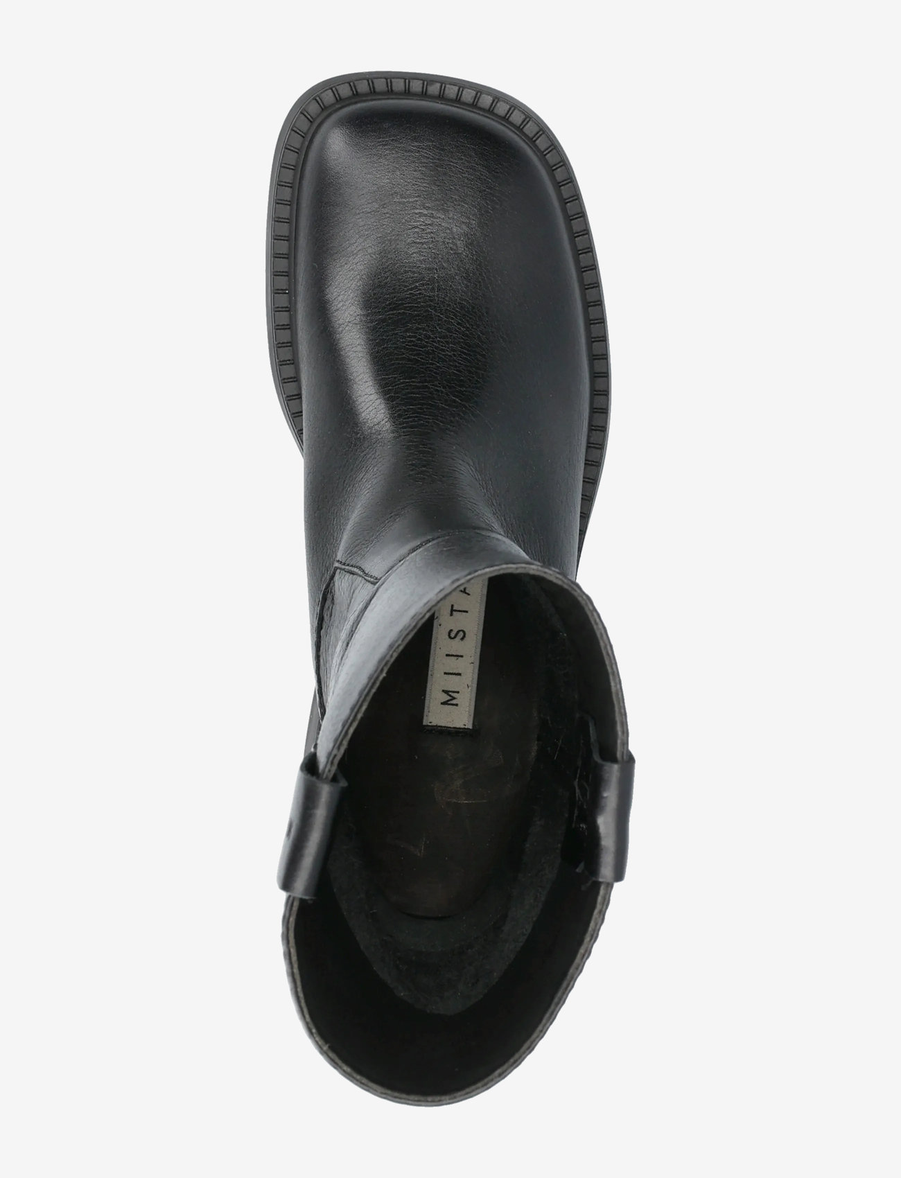 MIISTA - Aron Raw Black Ankle Boots - höga stövlar - black - 3