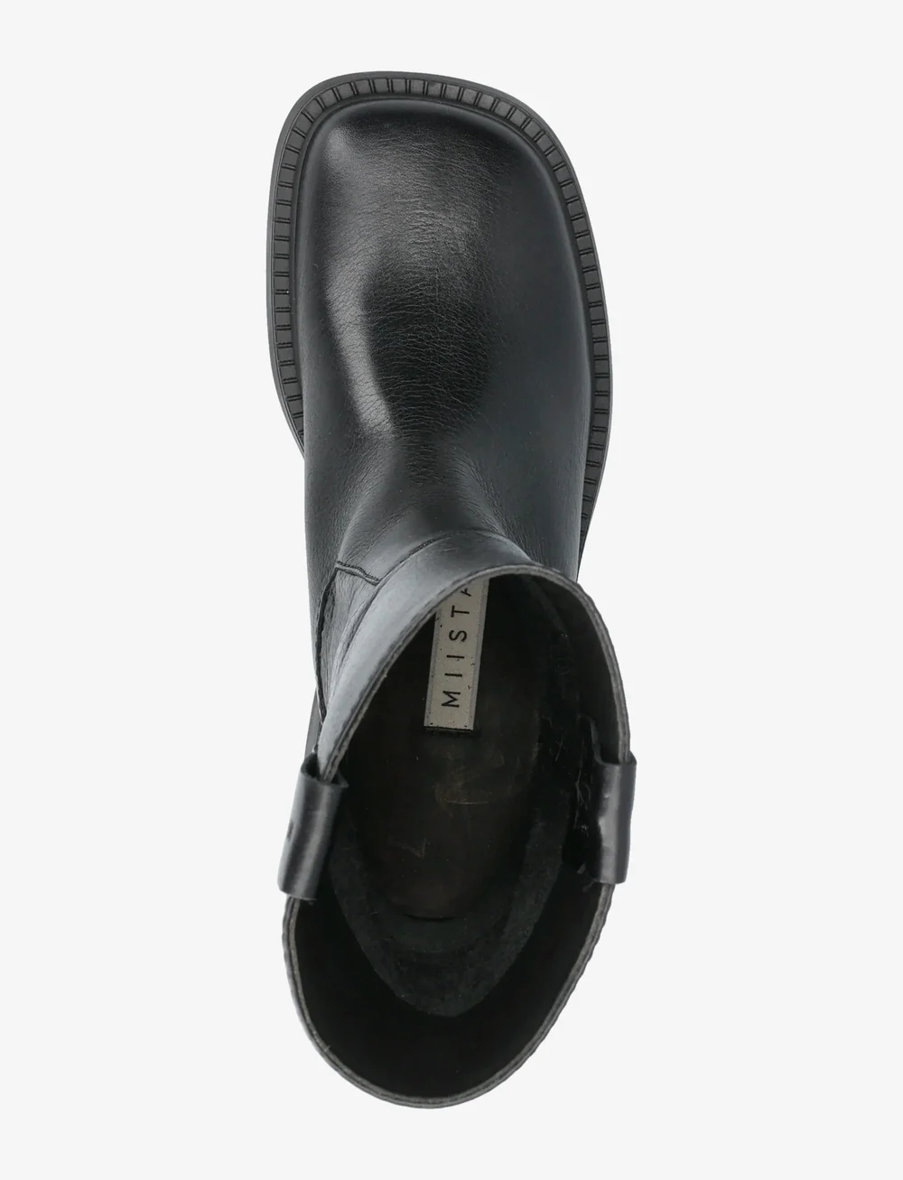 MIISTA - Aron Raw Black Ankle Boots - langskaftede - black - 3