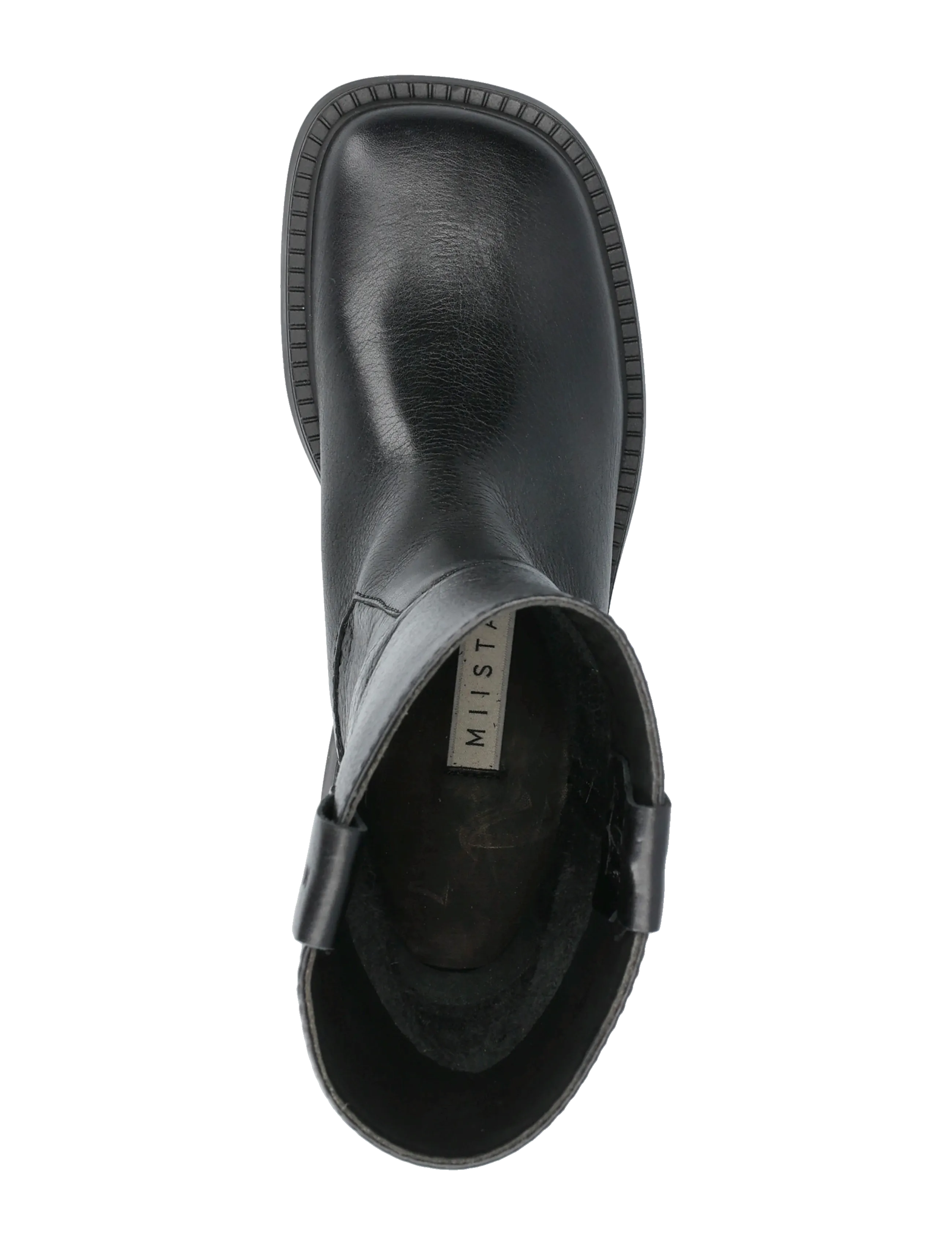 MIISTA - Aron Raw Black Ankle Boots - black - 3