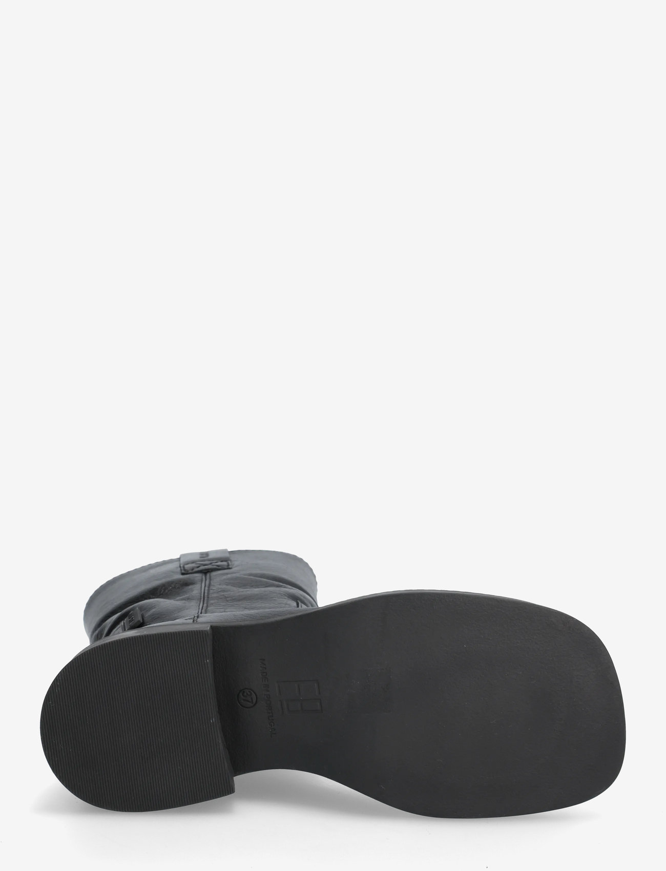 MIISTA - Aron Raw Black Ankle Boots - höga stövlar - black - 4