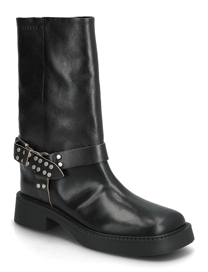 MIISTA - Combat ankle boots - madalad poolsaapad - black - 0