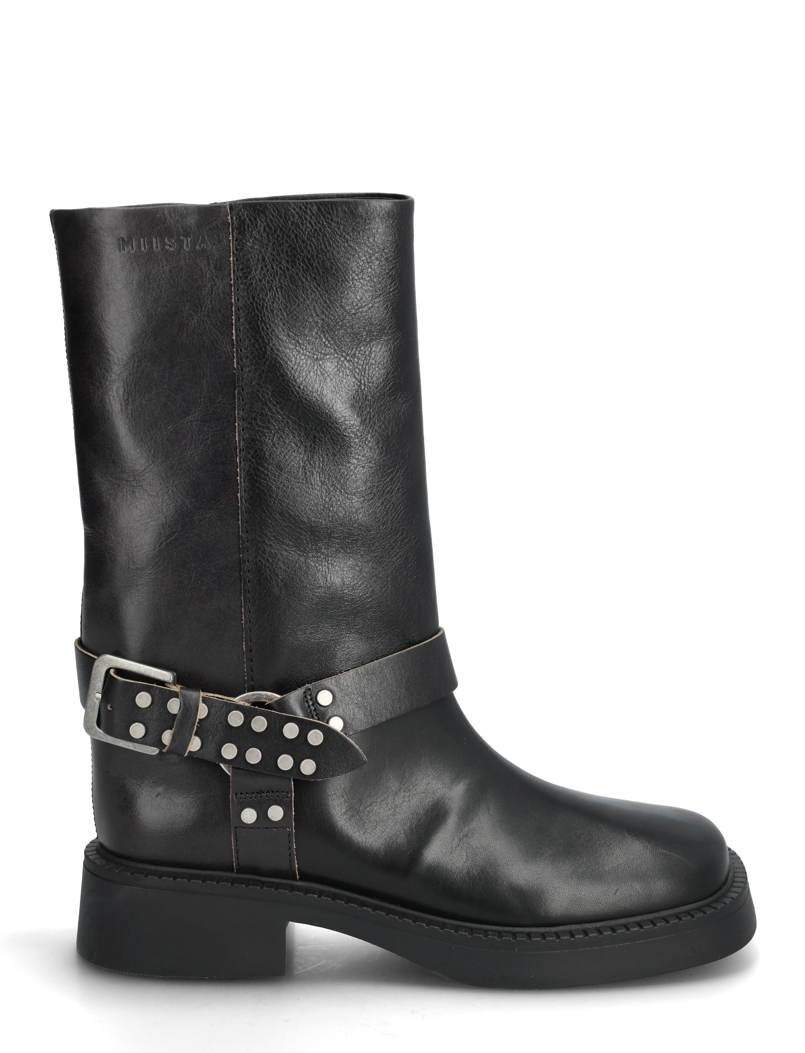 MIISTA - Combat ankle boots - flat ankle boots - black - 1