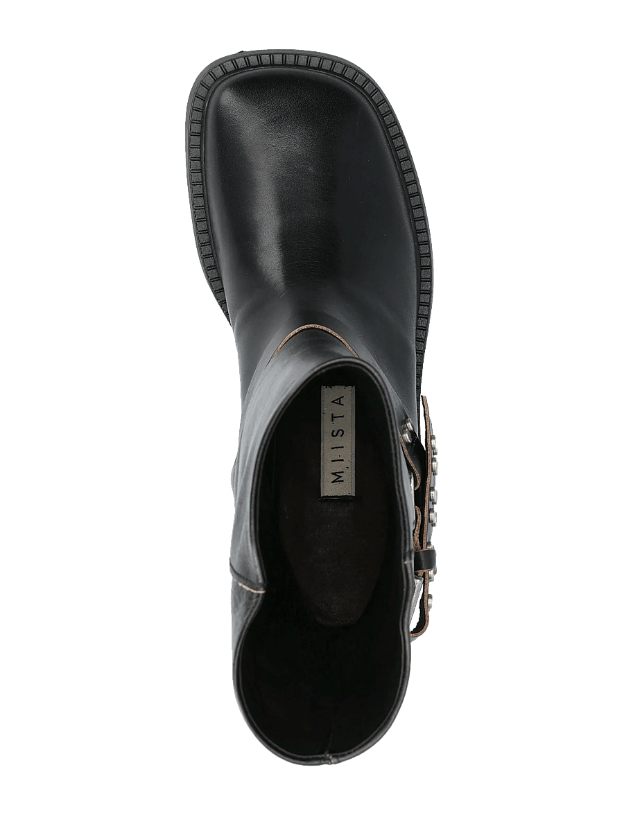 MIISTA - Combat ankle boots - platta ankelboots - black - 3