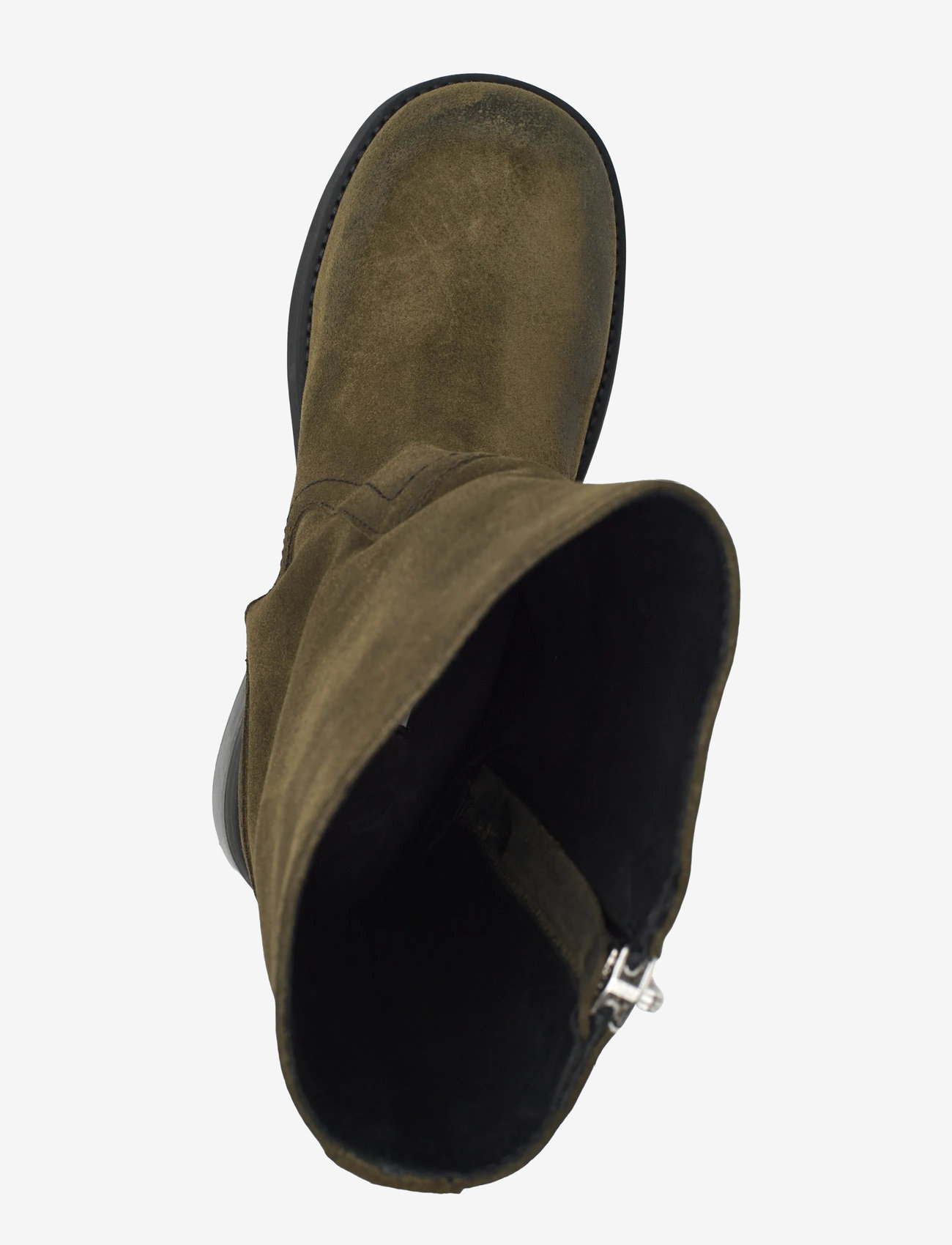 MIISTA - Gunda Khaki Suede Ankle Boots - stiefeletten mit absatz - khaki - 3