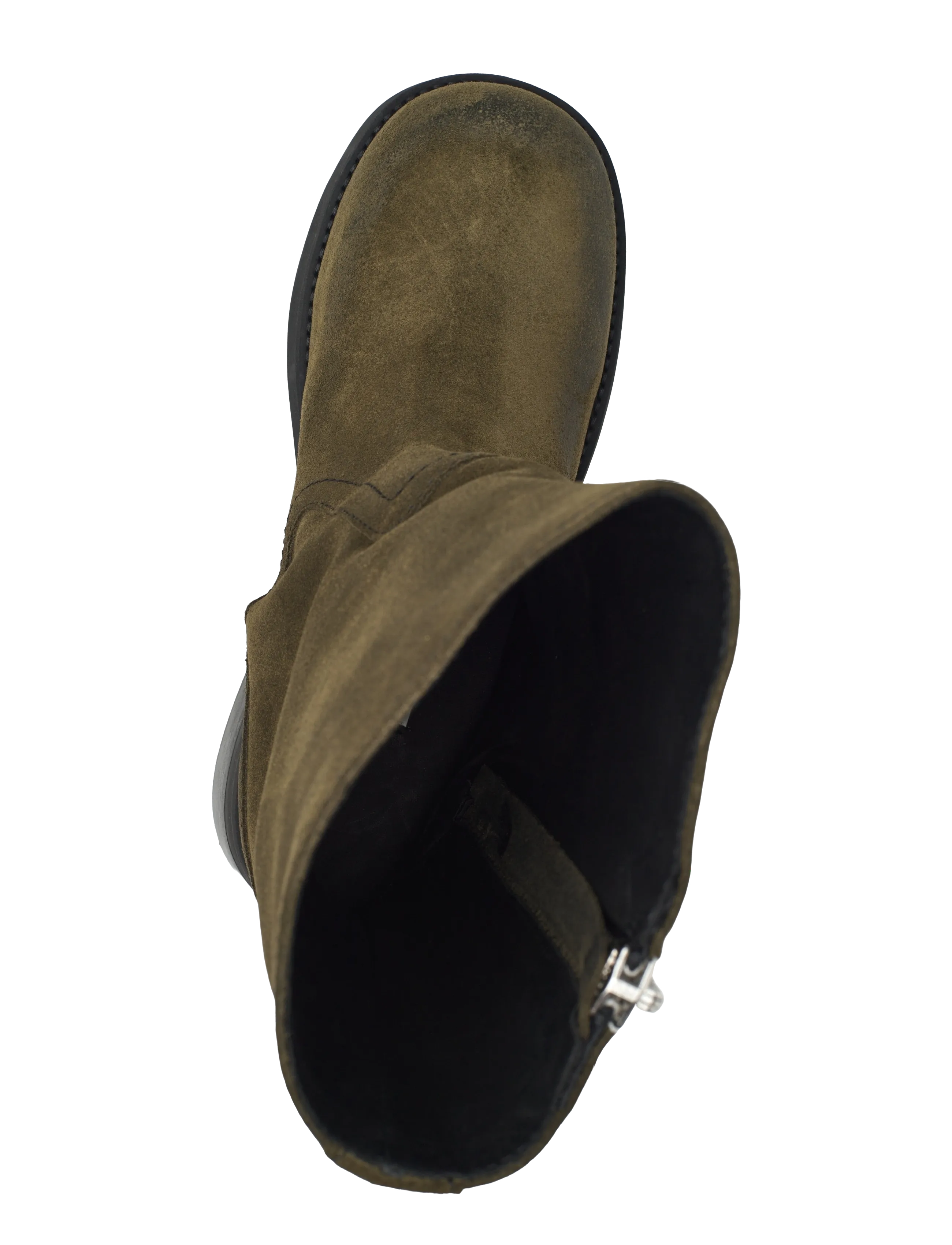 MIISTA - Gunda Khaki Suede Ankle Boots - khaki - 3