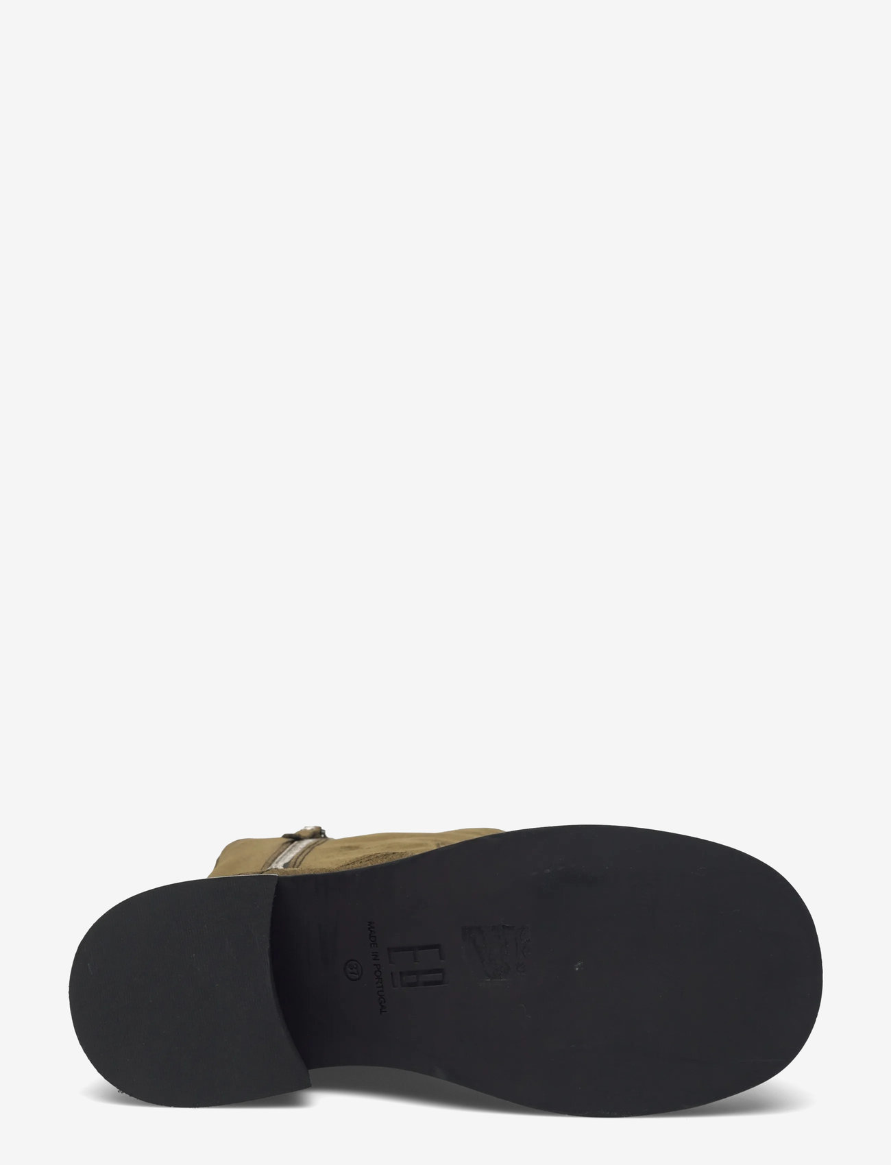 MIISTA - Gunda Khaki Suede Ankle Boots - stiefeletten mit absatz - khaki - 4