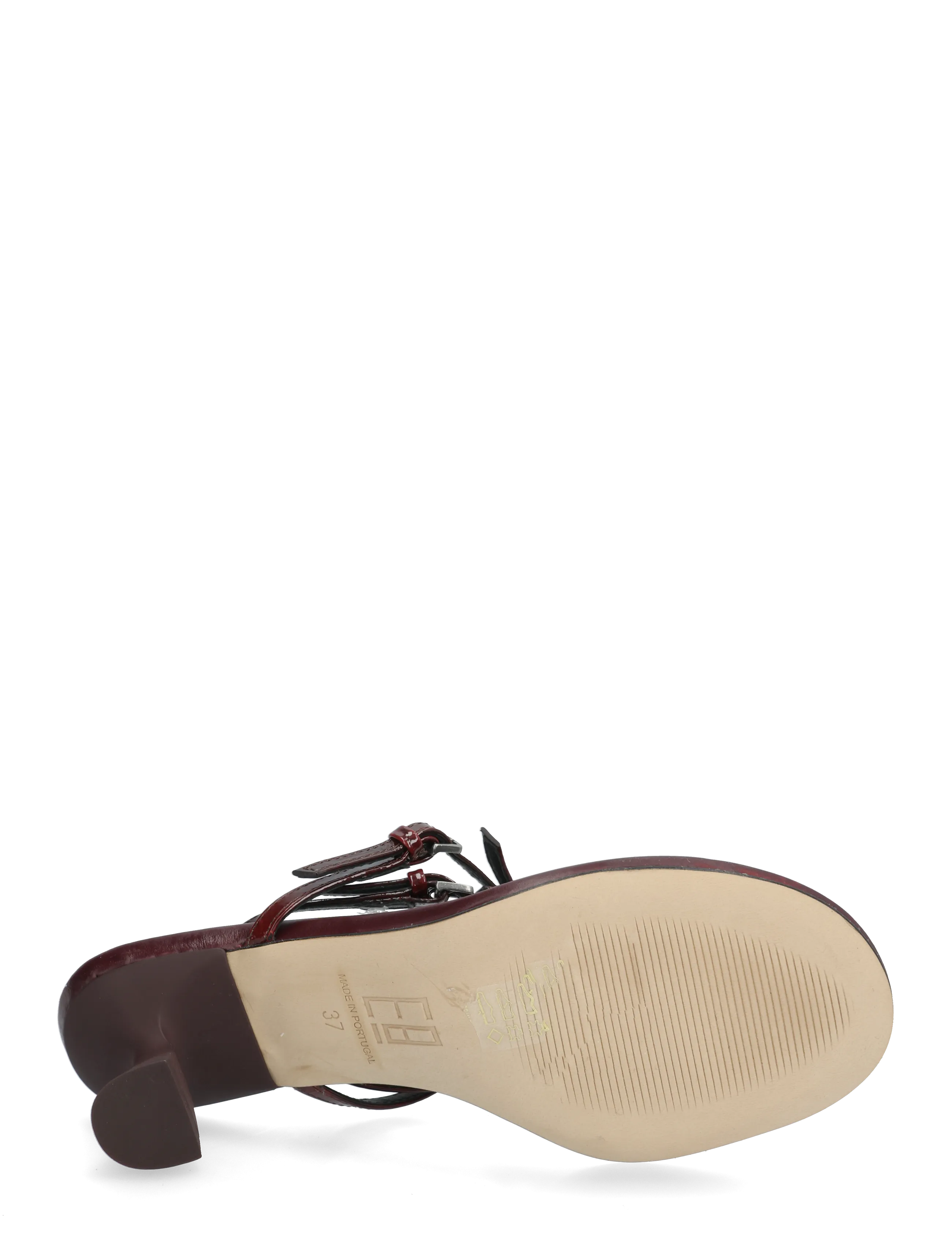 MIISTA - Abisai Burgundy Mini Buckled Sandals - burgu - 4